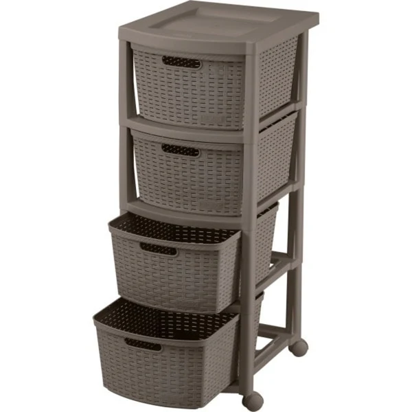 Rimax Four Drawer Rolling Cart