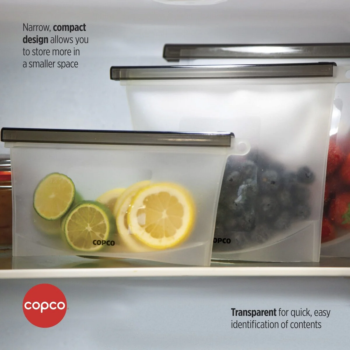 Copco Silicone Food Grade Reusable Storage Bag