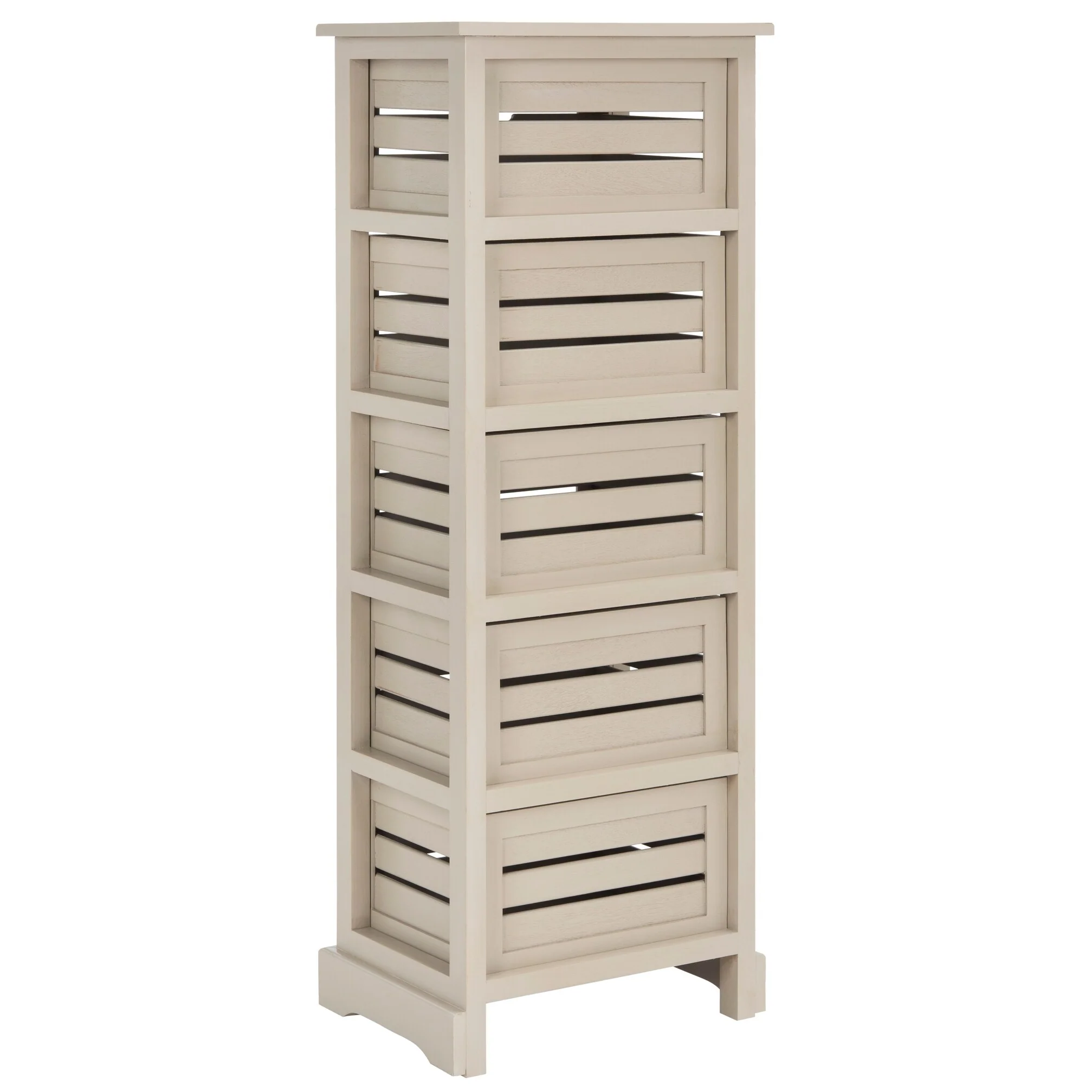 SAFAVIEH Cinda Black Storage 5-Drawer Cabinet - 16.5