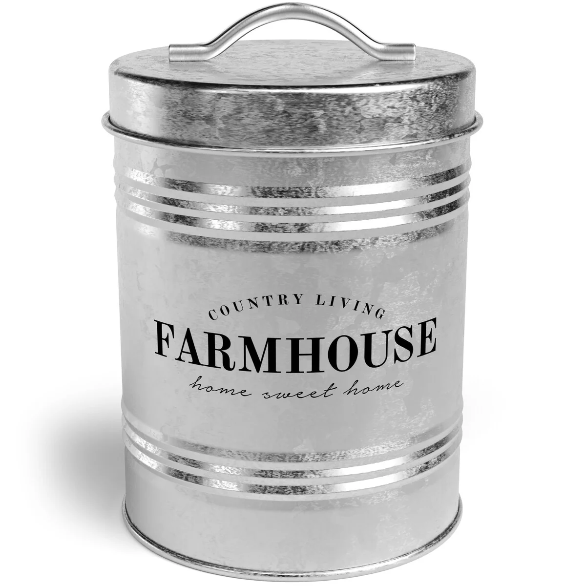 Amici Home Farmhouse Country Living Galvanized Canister - 76 oz