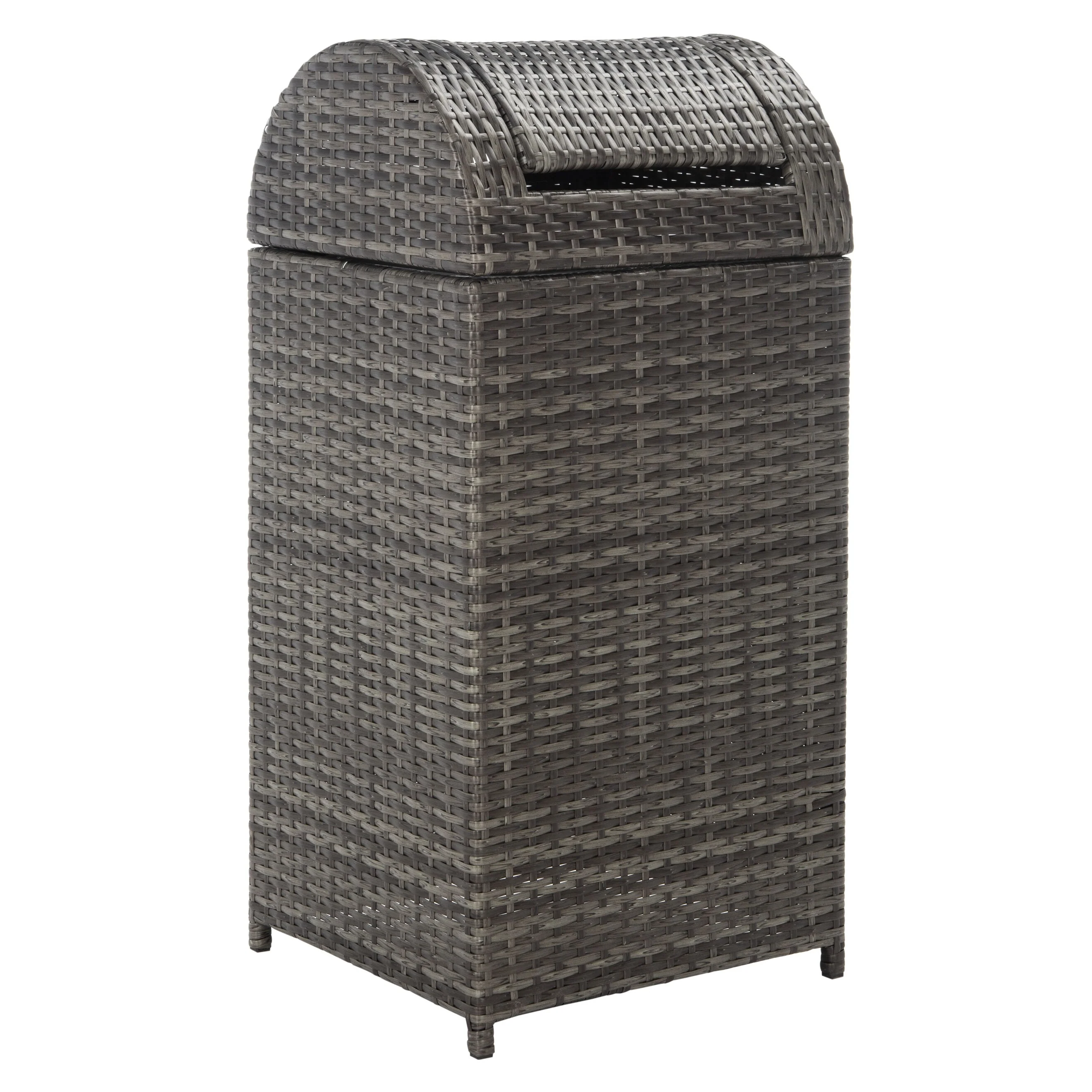 SAFAVIEH Outdoor Karyme Trash Bin (Fully Assembled)