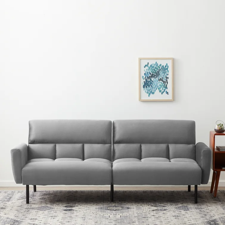 Ollie Futon Sofa Bed with Box Tufting