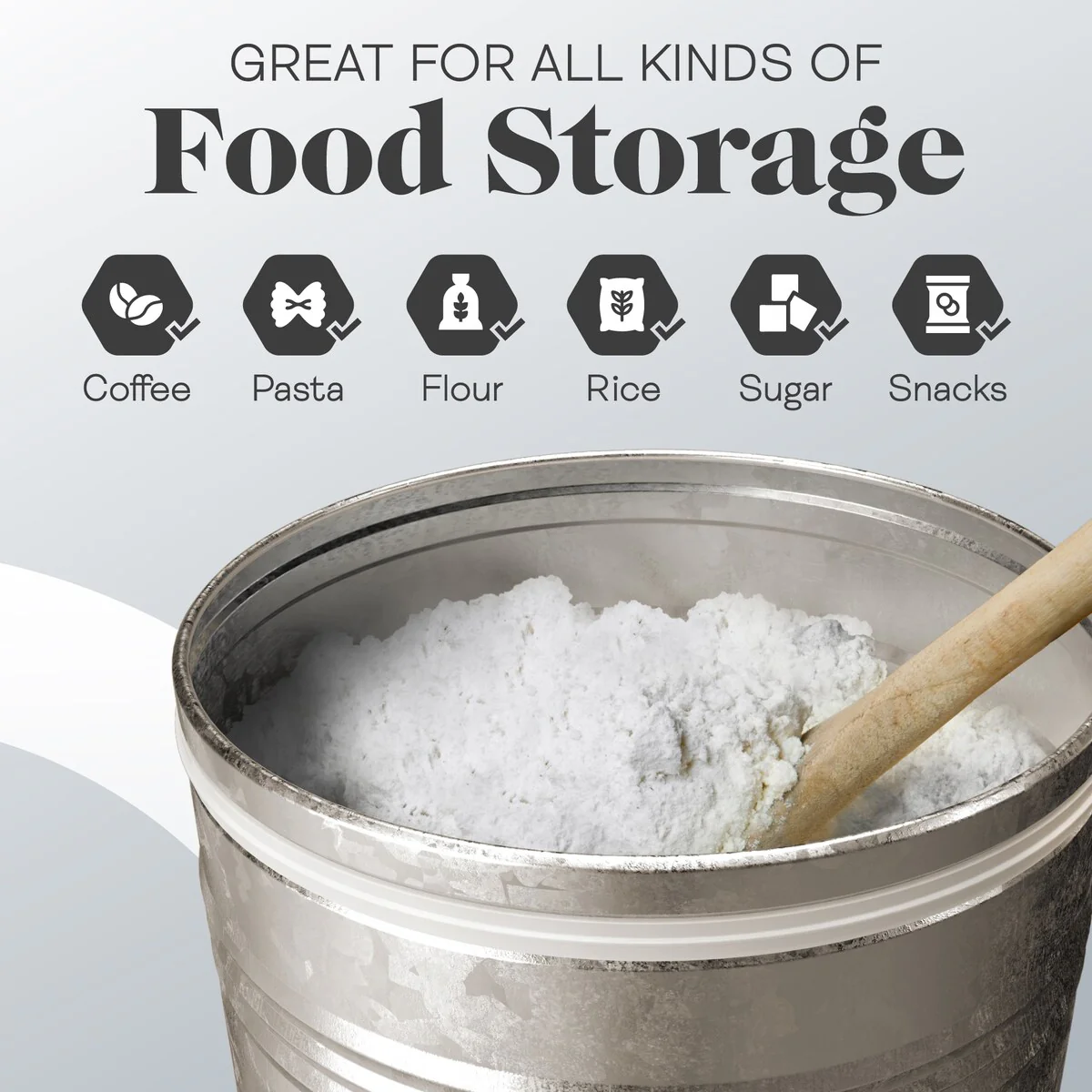 Amici Home Farmhouse Country Living Galvanized Canister - 76 oz