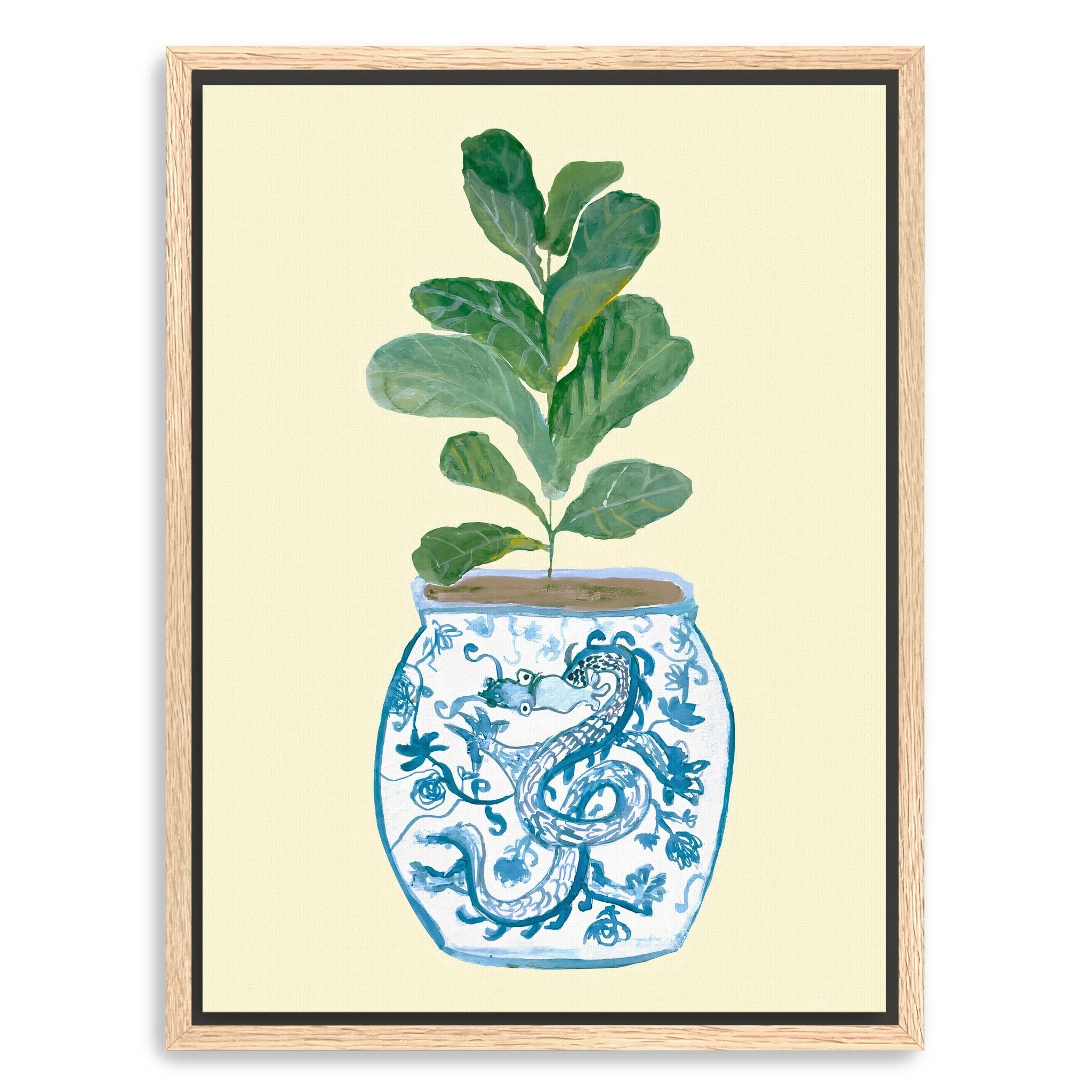 Year of the Dragon Canvas Giclee Wall Art