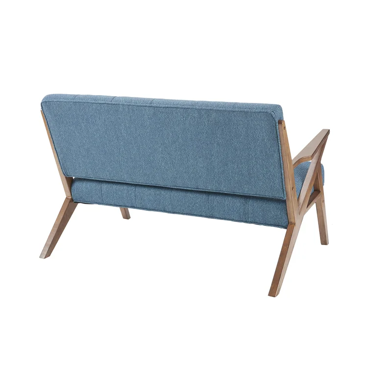 Desi Retro Button Tufted Loveseat