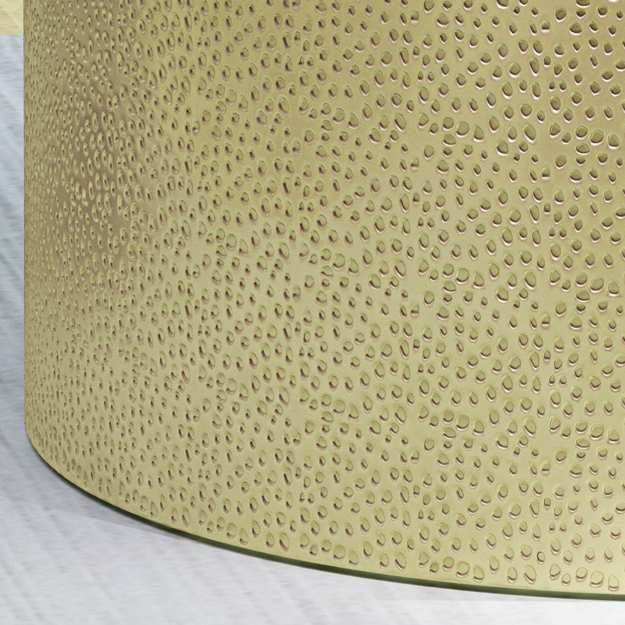 Hammered Metal Coffee Table