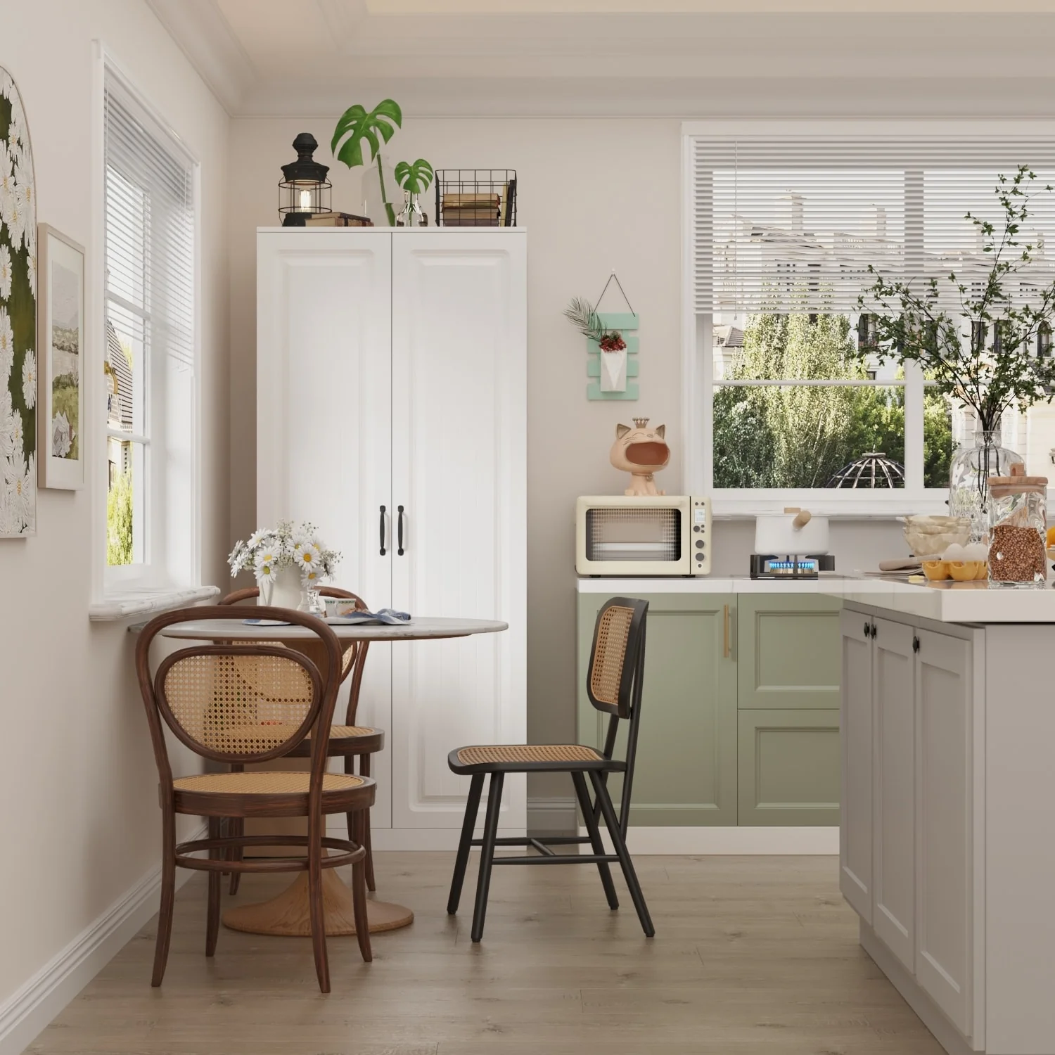 Versatile Kitchen Organizer: Compact 31.5