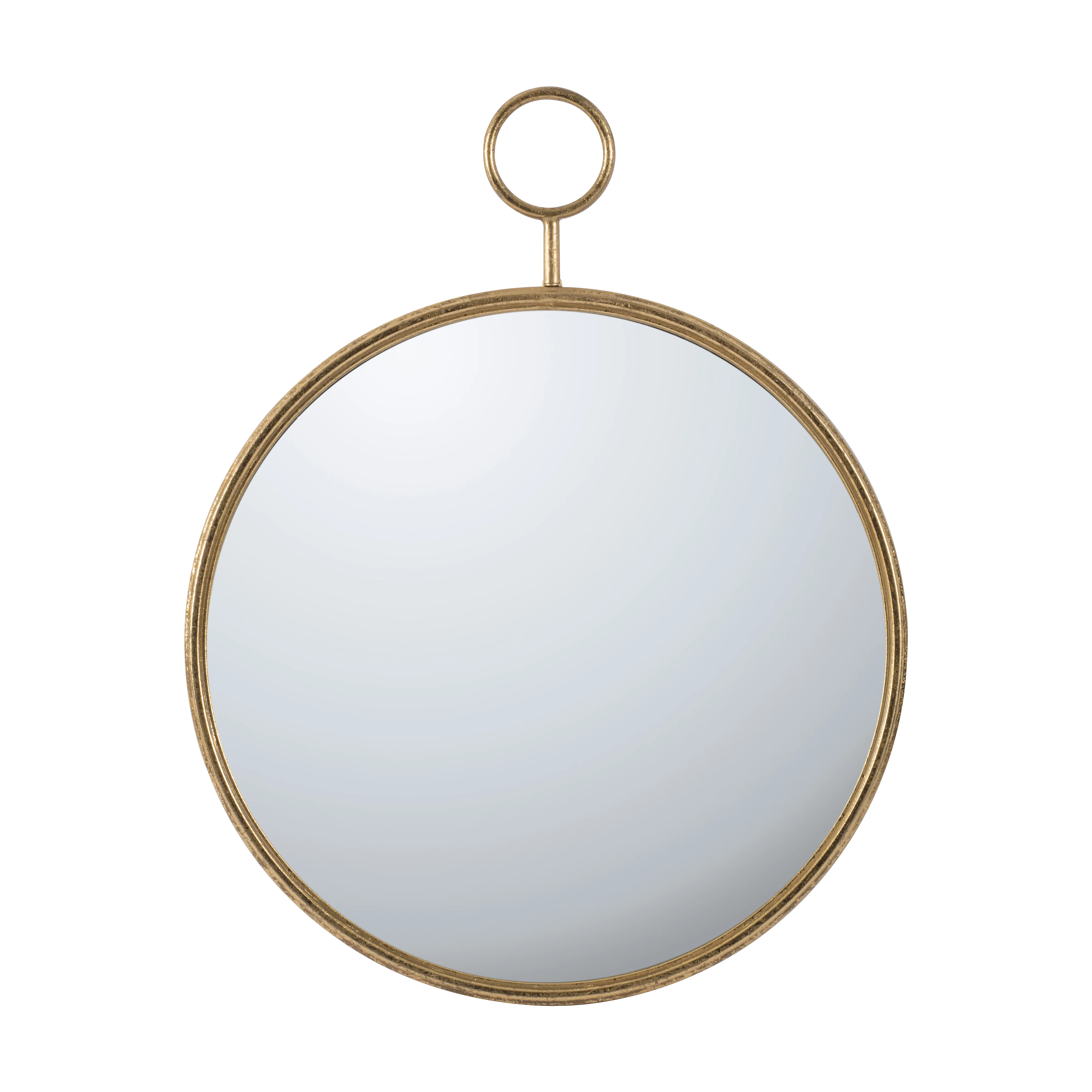 26x32 Circle Wall Mirror with Metal Frame