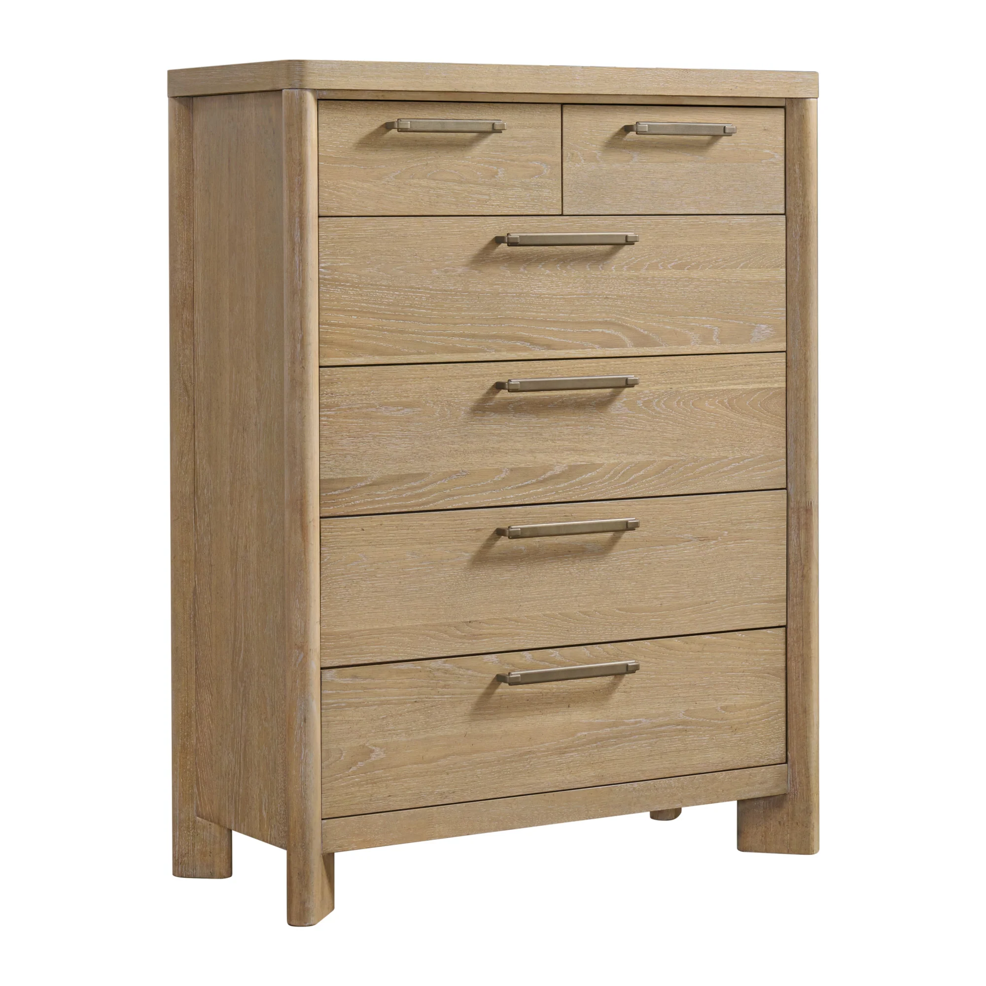 Bandolax Chest with 6 Drawers and Solid Wood Frame