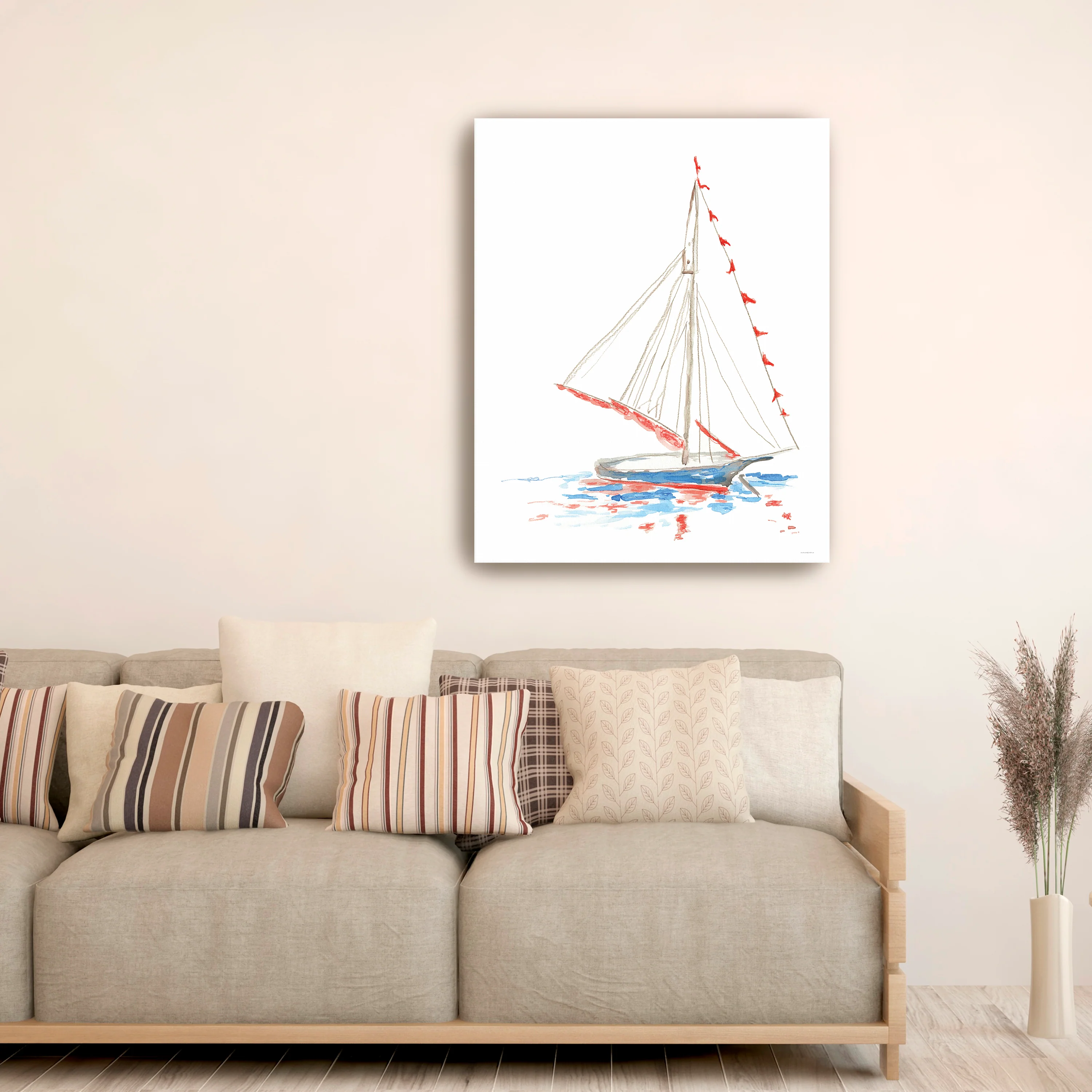 Boat Parade Canvas Giclee