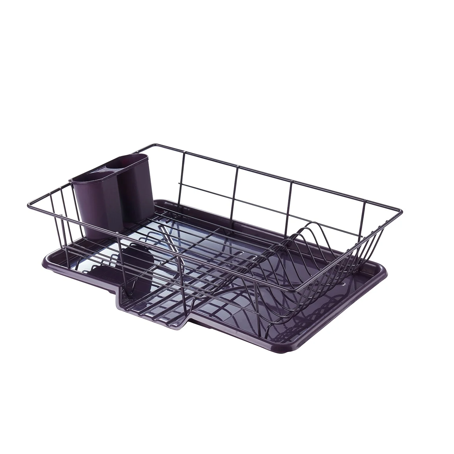 Sweet Home Collection 3-Piece Kitchen Sink Dish Drainer Set