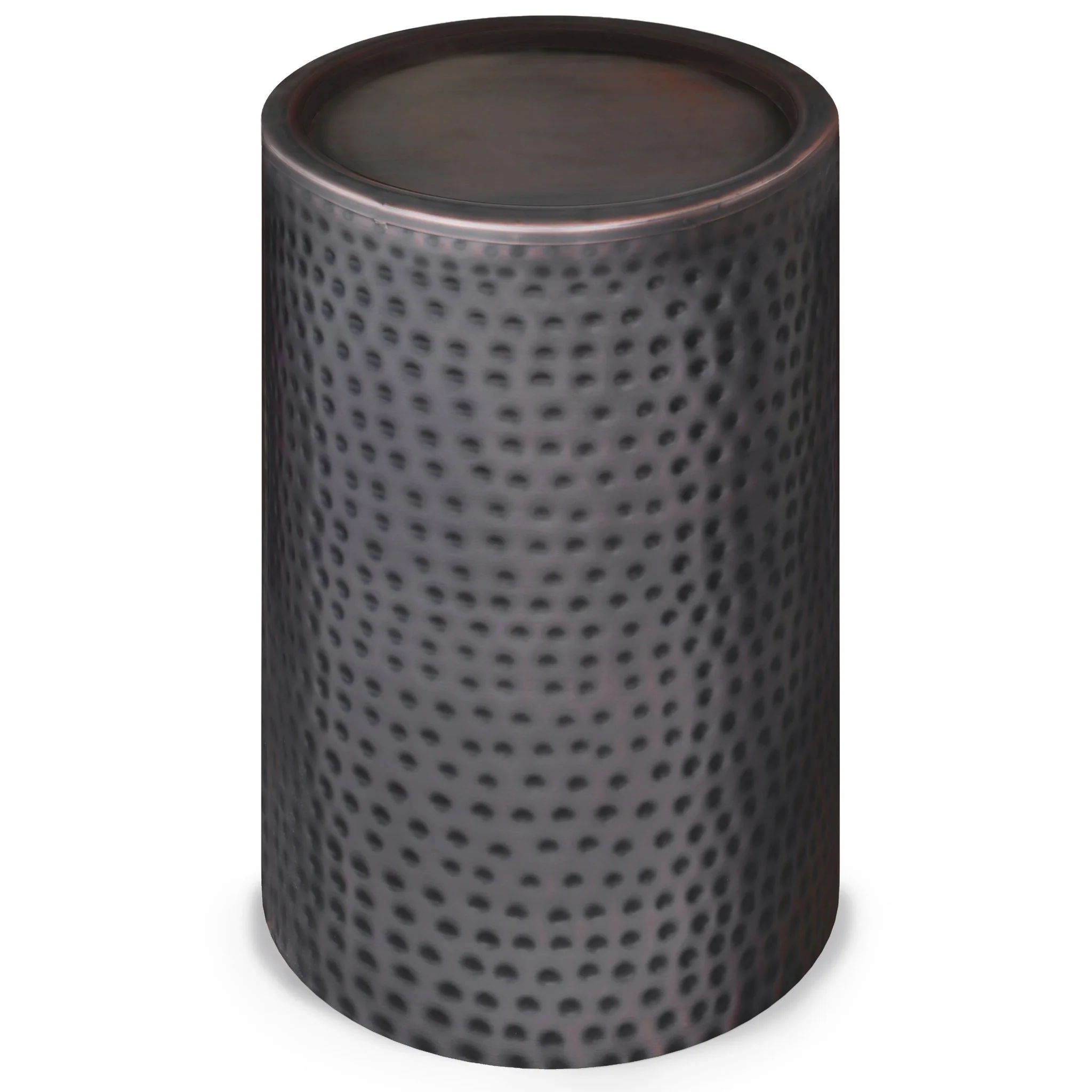 Hyperion Side Table with Round Cylinder Shape