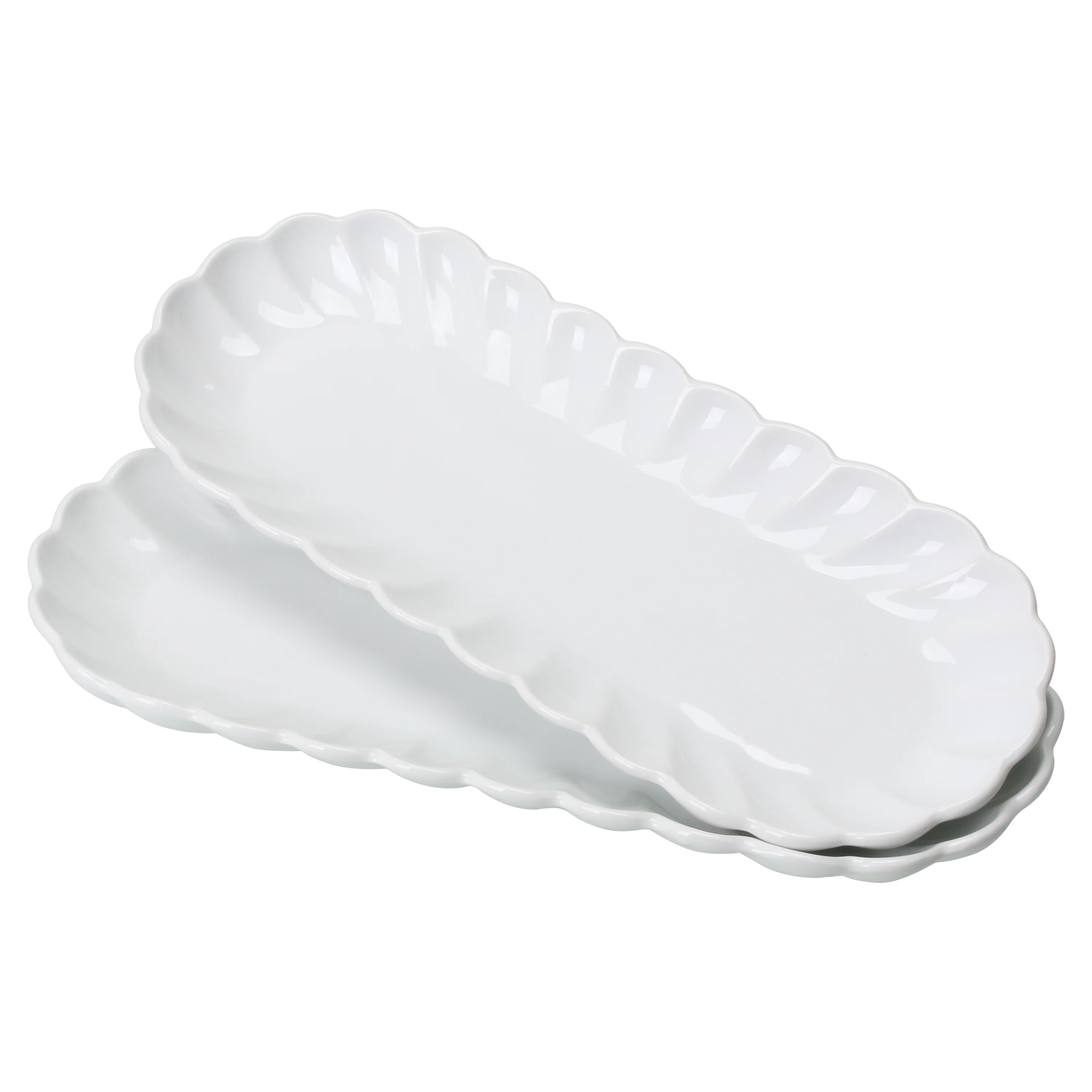 Petal Set of 2 Oblong Platter