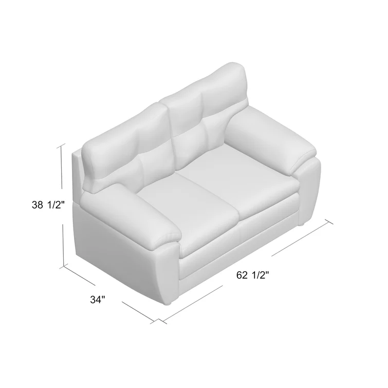 Kenn 62.5'' Upholstered Loveseat