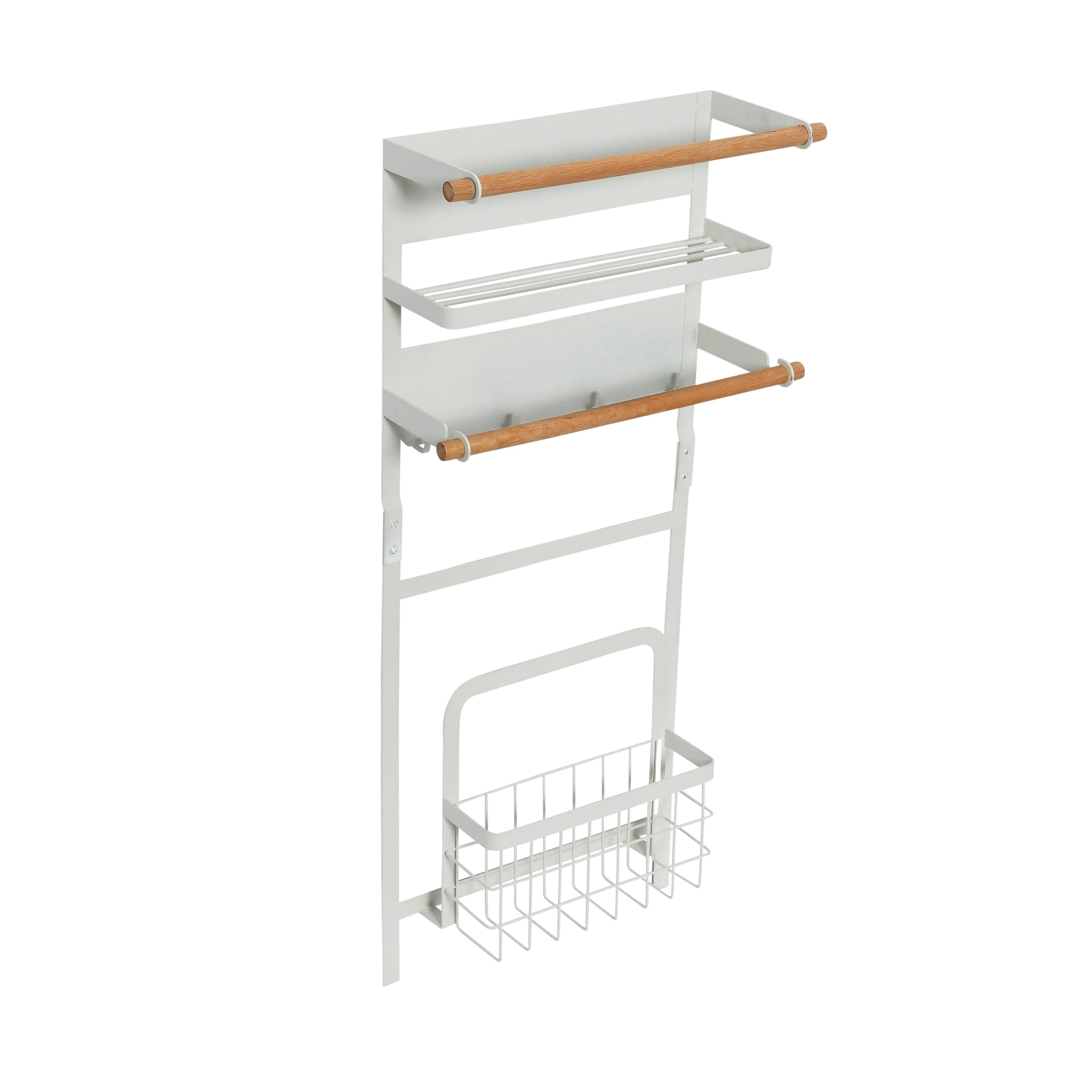 Household Essentials Metal Magnetic Organizer Rack