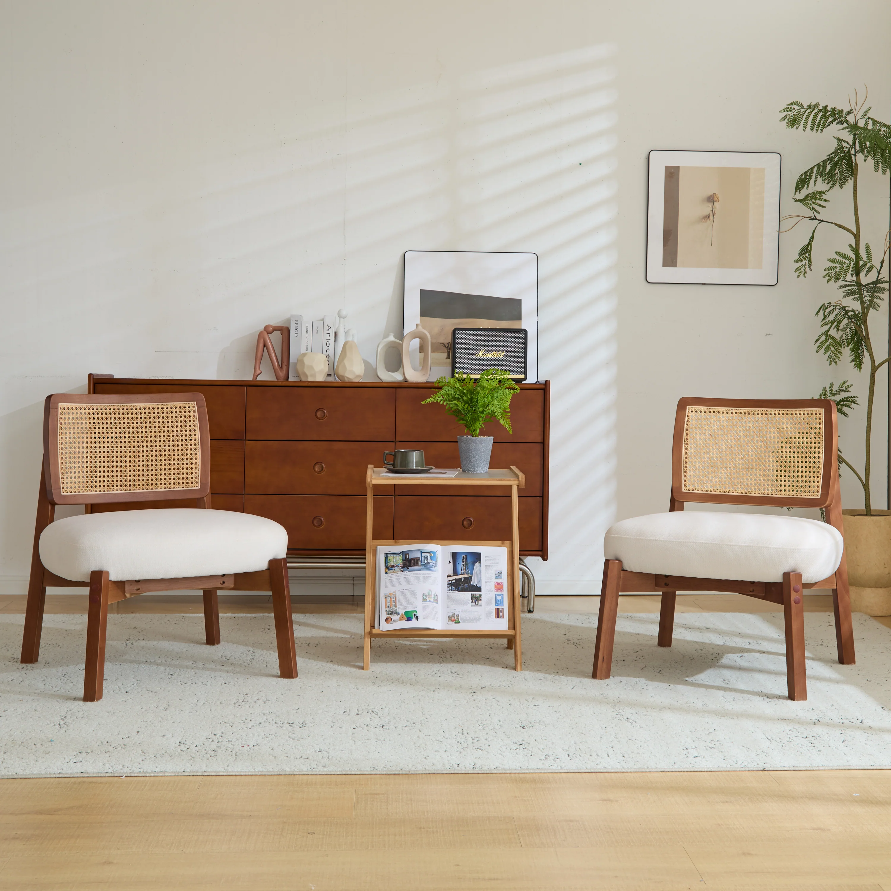 Modern Beige Lounge Chair