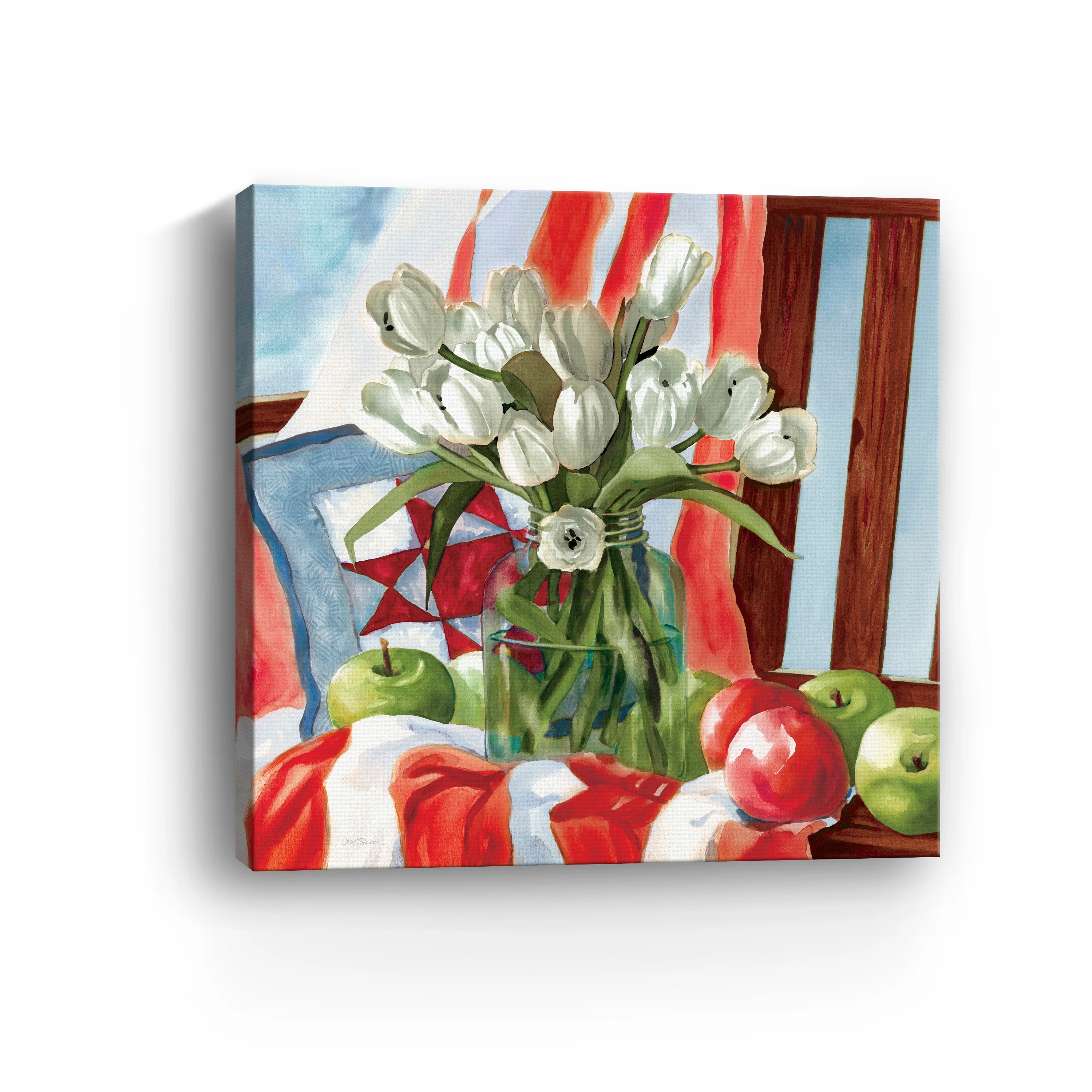 July Tulips Canvas Giclee