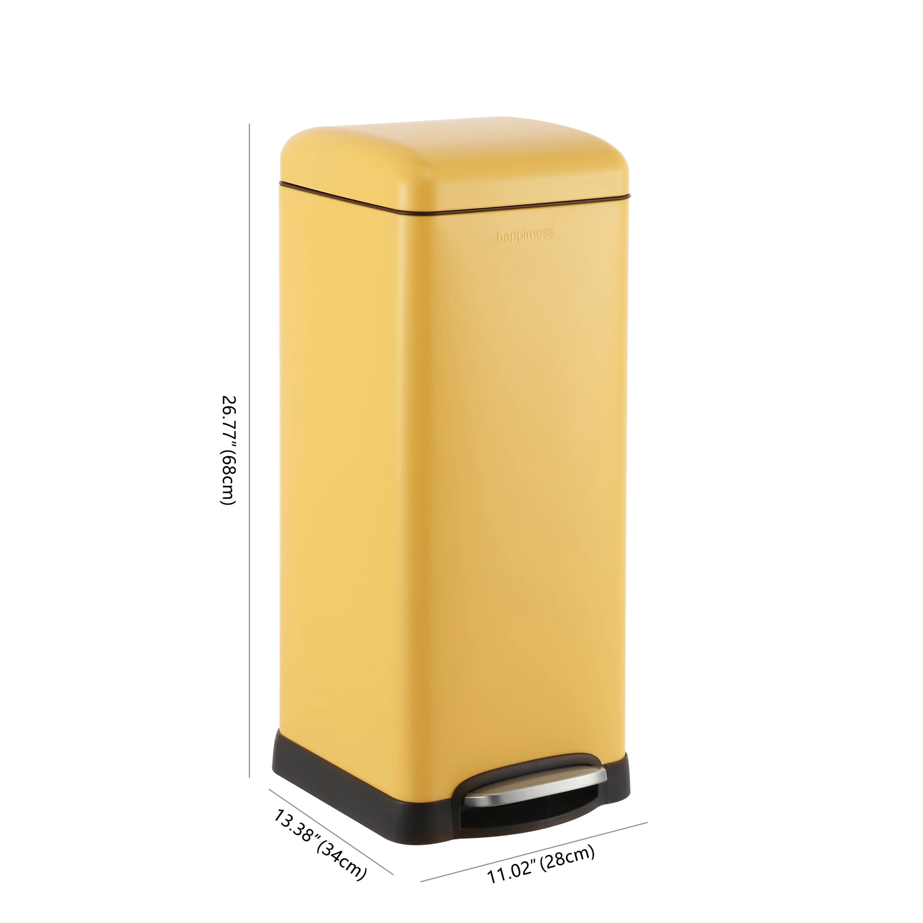 happimess Betty Retro 8-Gallon Step-Open Trash Can