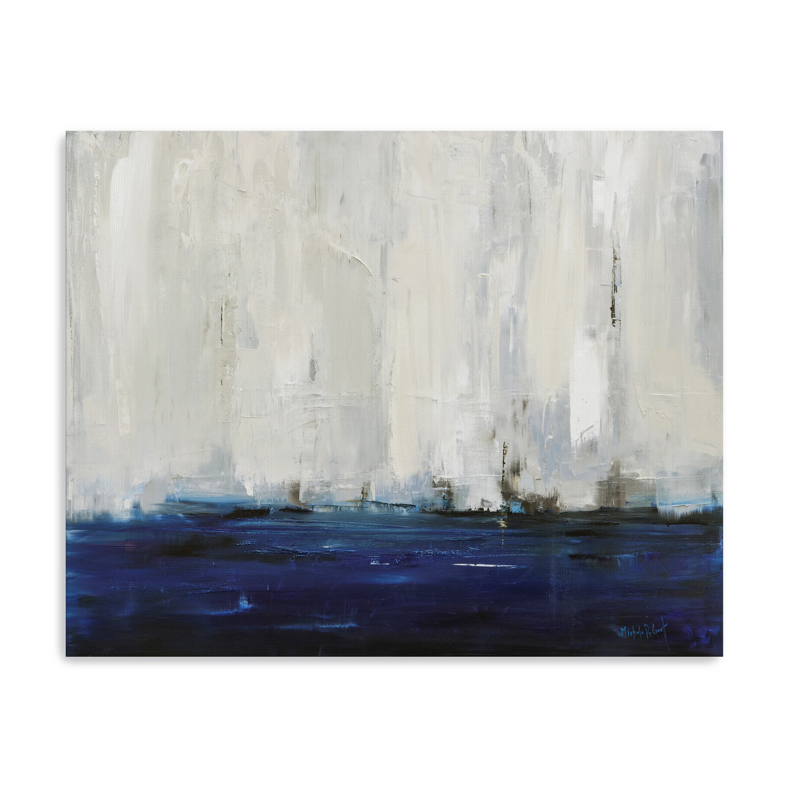 Blue City Canvas Giclee