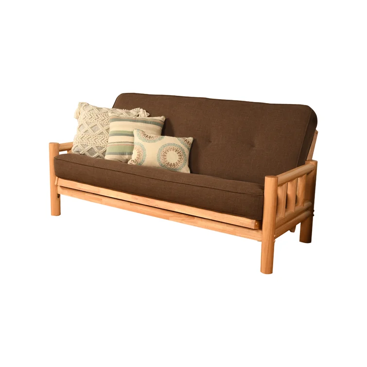 Anders Full / Double 81'' Upholstered Tufted Futon And Mattress
