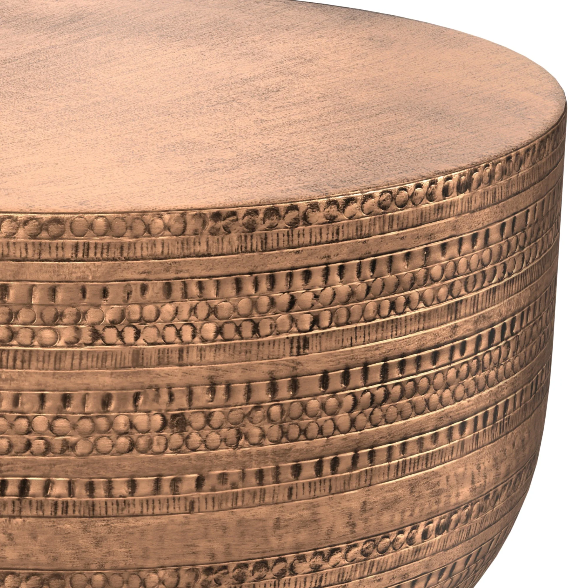 Imagination Large Round-Shaped Metal Coffee Table