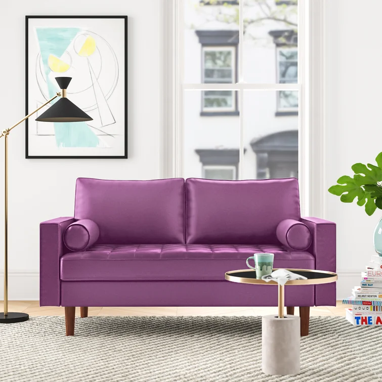 Ashfaq 57.87'' Upholstered Loveseat
