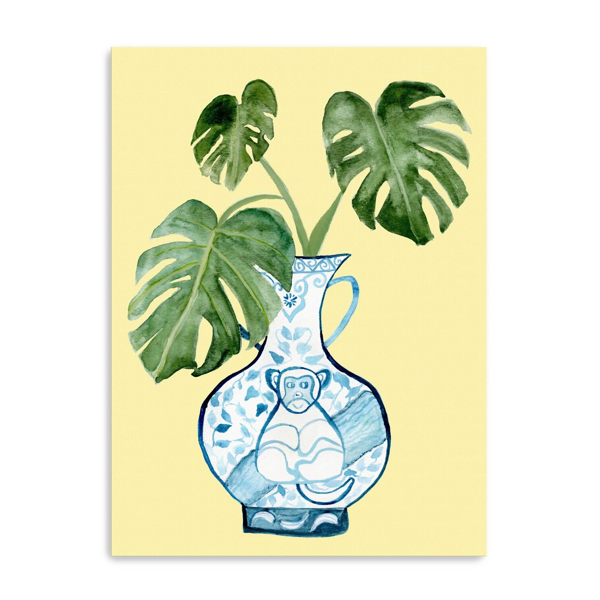 Year of the Monkey Canvas Giclee Wall Art