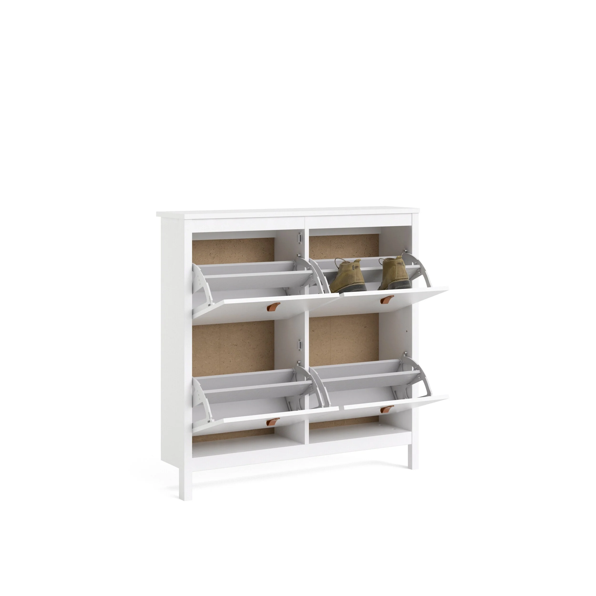 Porch & Den Madrid 4-Drawer Shoe Cabinet