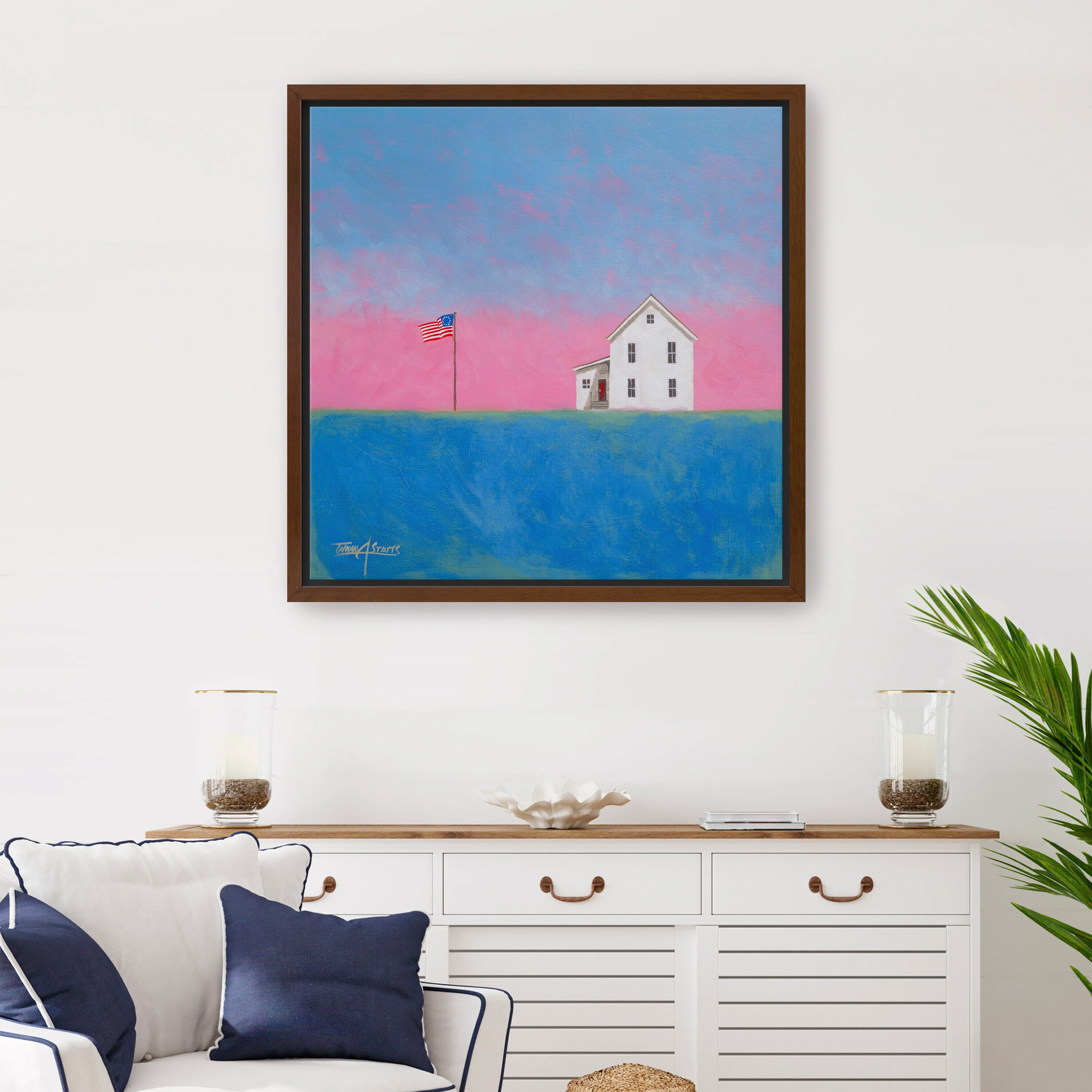 Echoes I Canvas Giclee