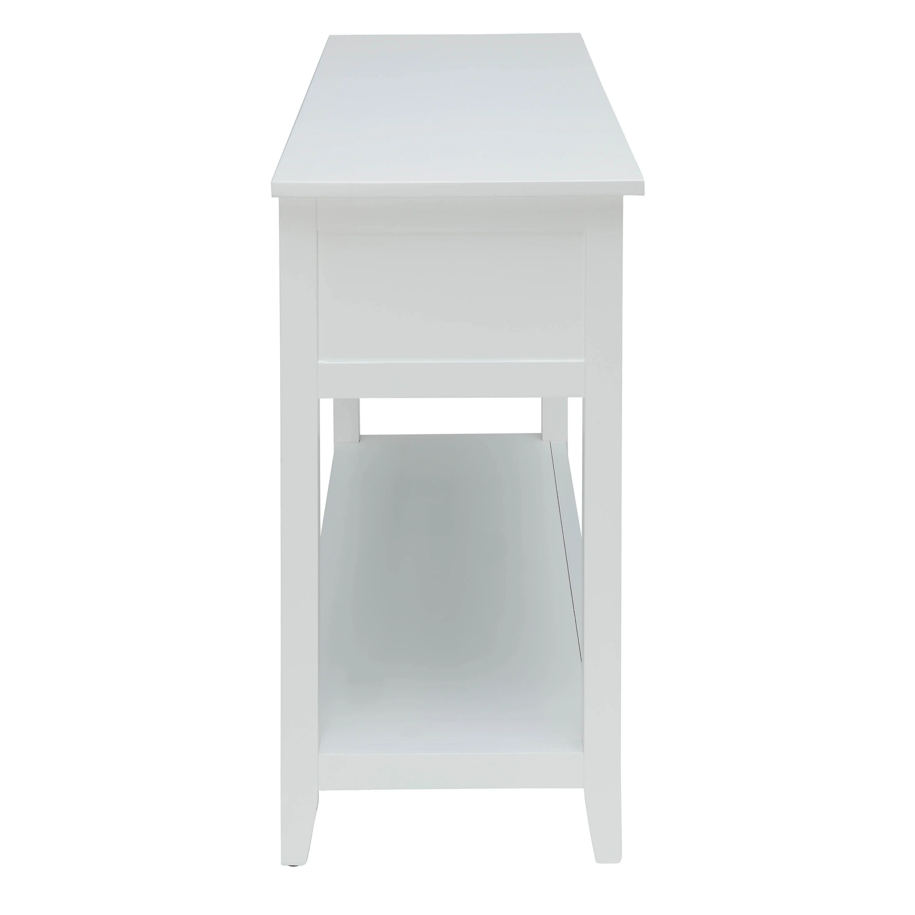 White Console Table with 2-Drawer