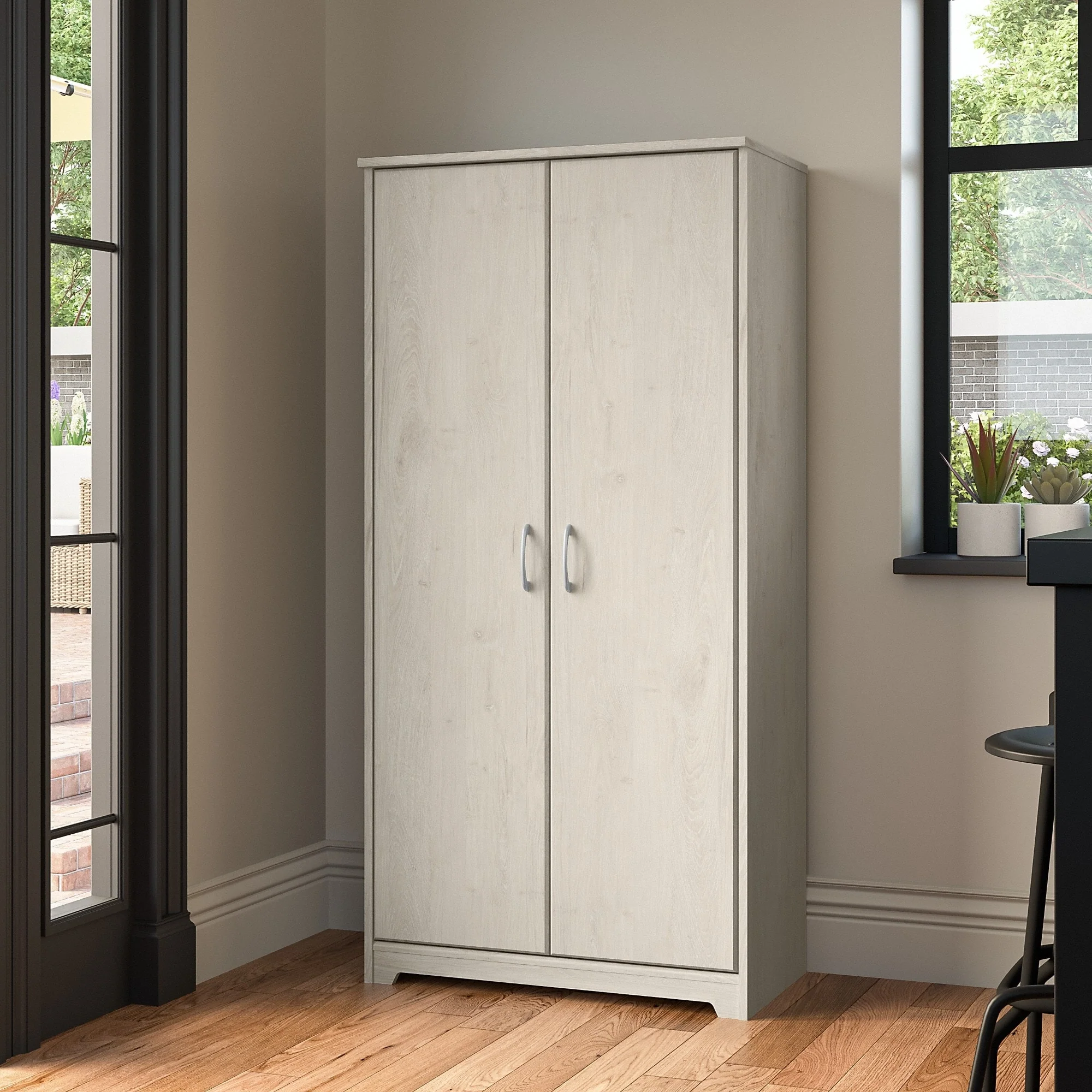 Cabot Tall Kitchen Pantry Cabinet with Doors by Bush Furniture