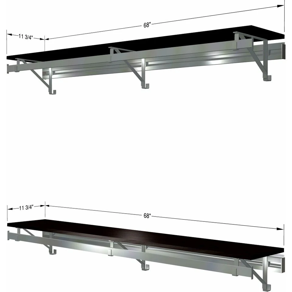 arrange a SPACE RCMBX Double Shelf-Hang Closet System