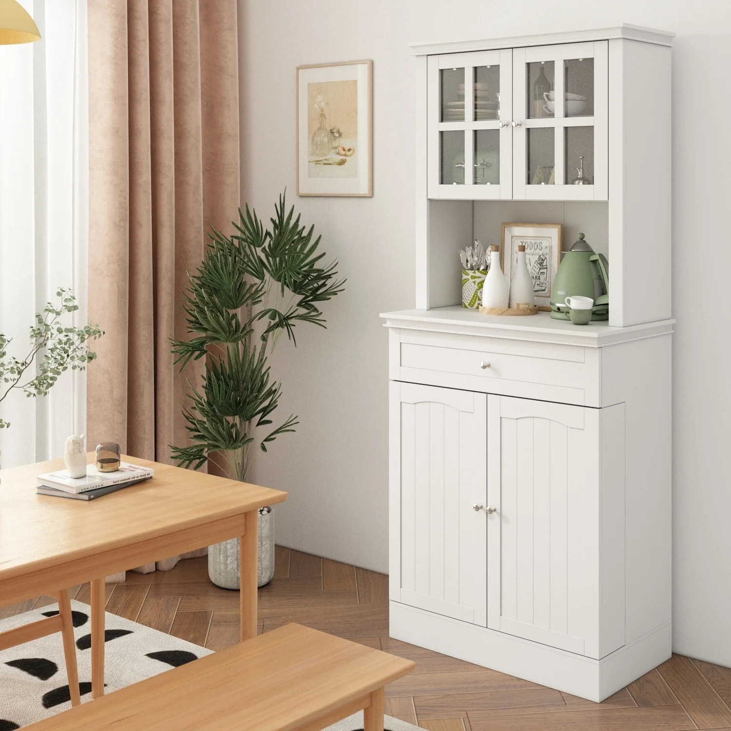 Freestanding Kitchen Pantry, Kitchen Cupboard Storage Cabinets