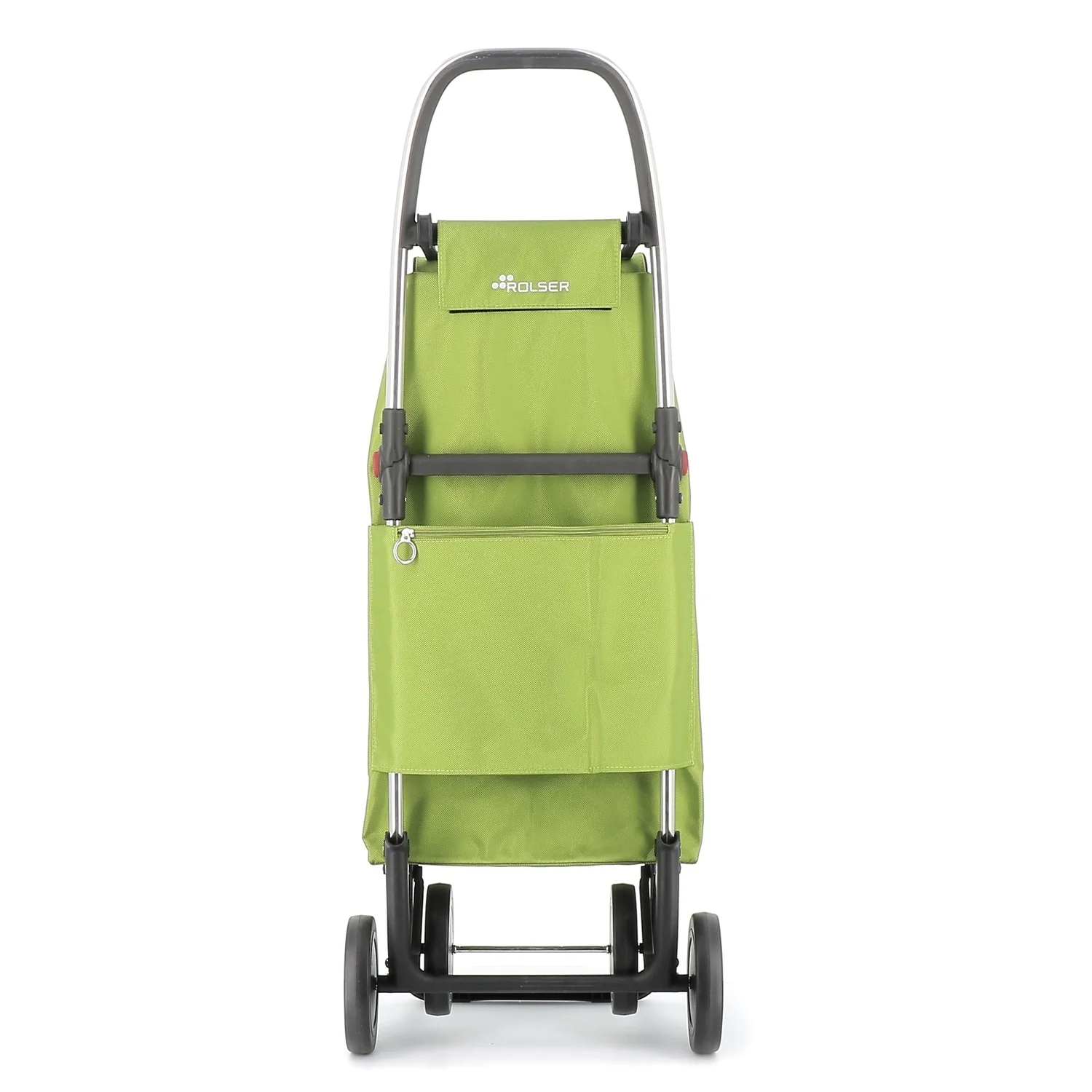 Rolser I-Max MF 4 Wheel Foldable Shopping Trolley - 15.35 in. W x 41.34 in. H x 12.6 in. D