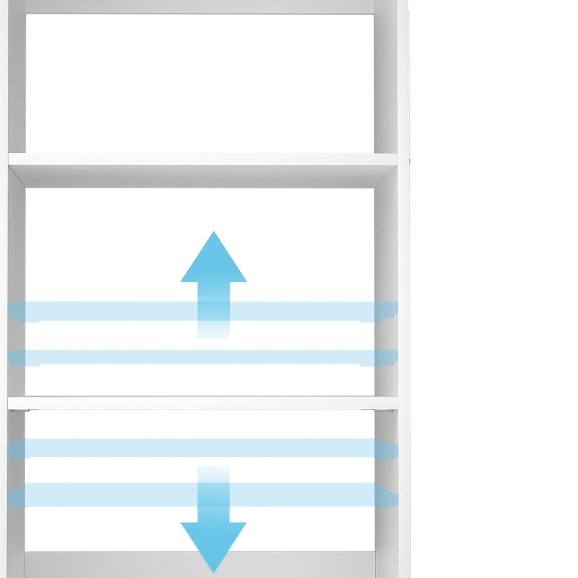 39.4''W Freestanding Walk-in Closet System with 2 Drawers and 10 Storage Shelves
