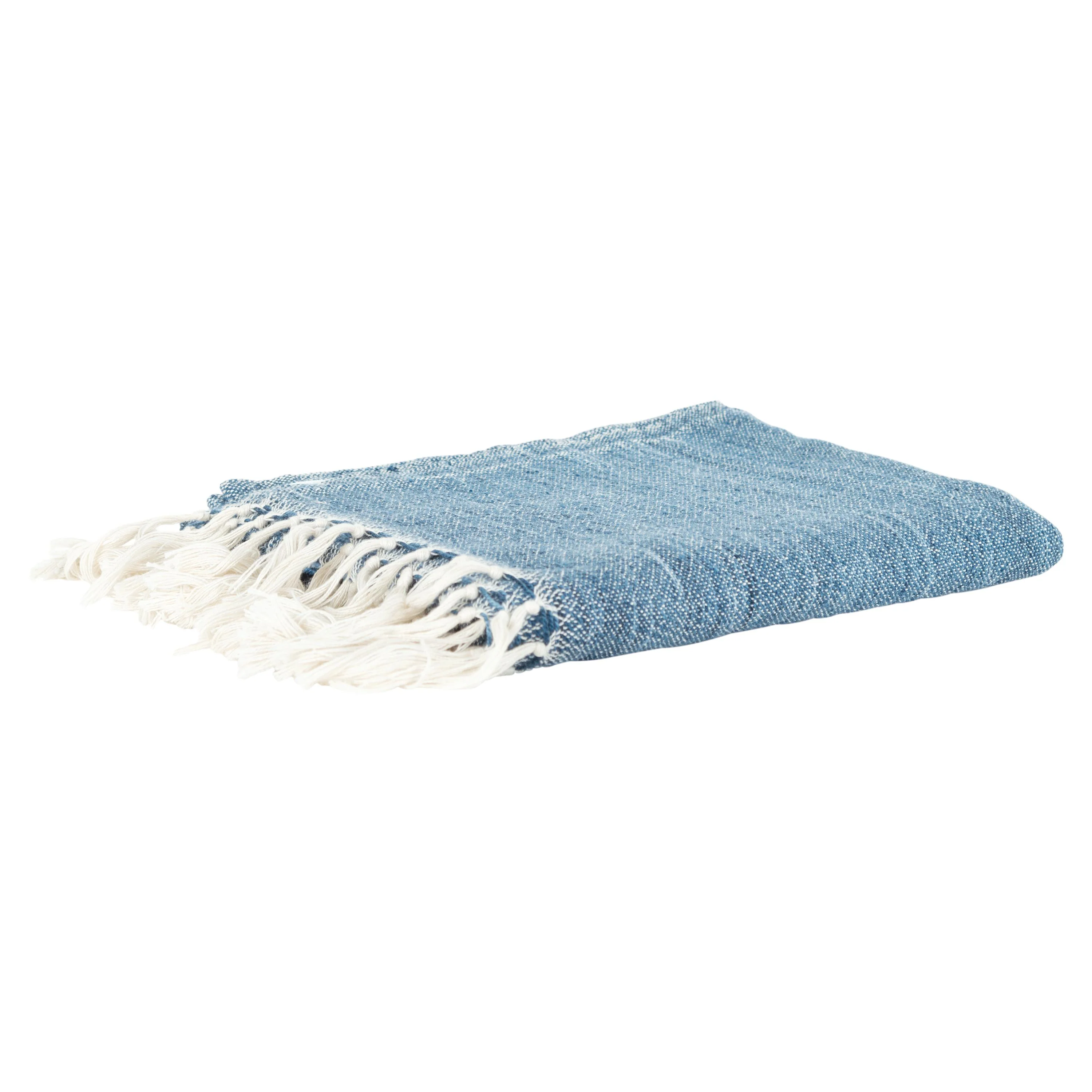 Woven Abstract Fringe Throw