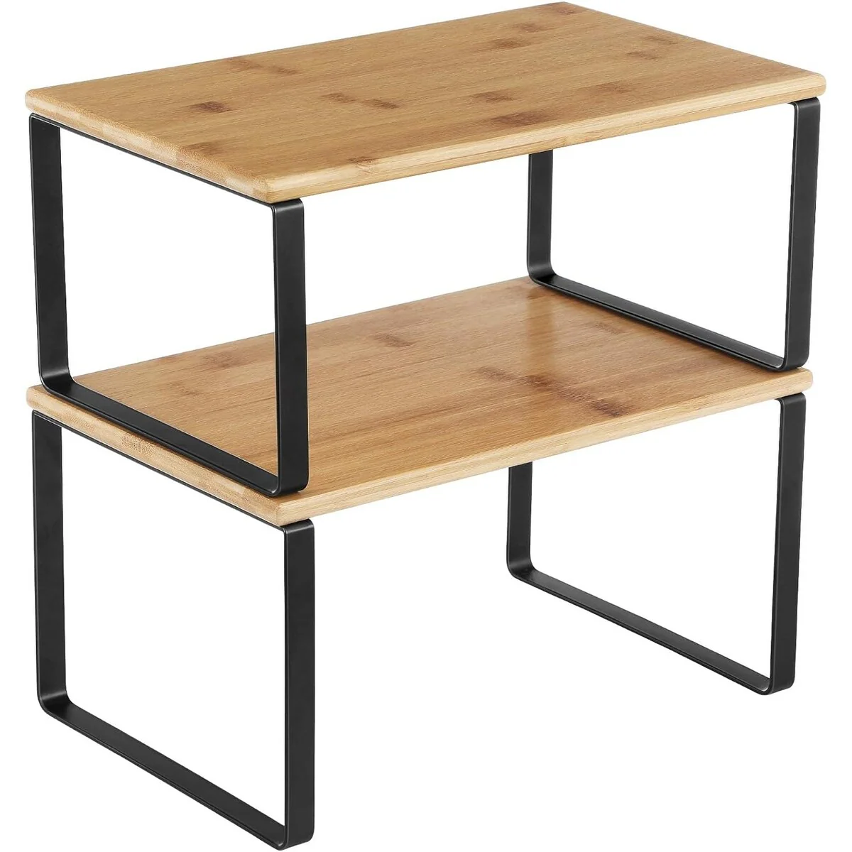 SONGMICS Kitchen Cabinet Shelf 2 Set Cabinet Counter Organizers