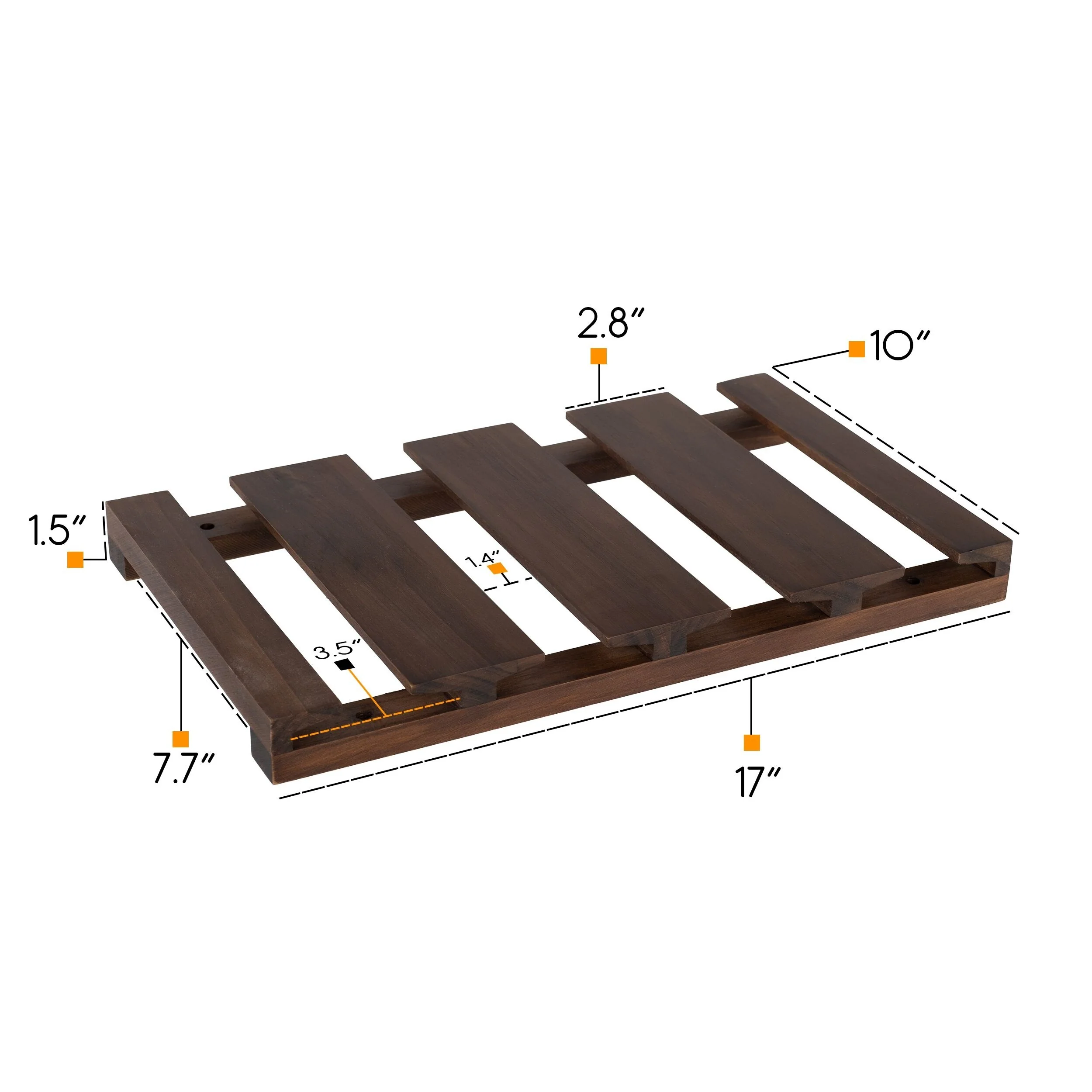 Rustic State Under Cabinet Wooden Stemware Rack Holder 17