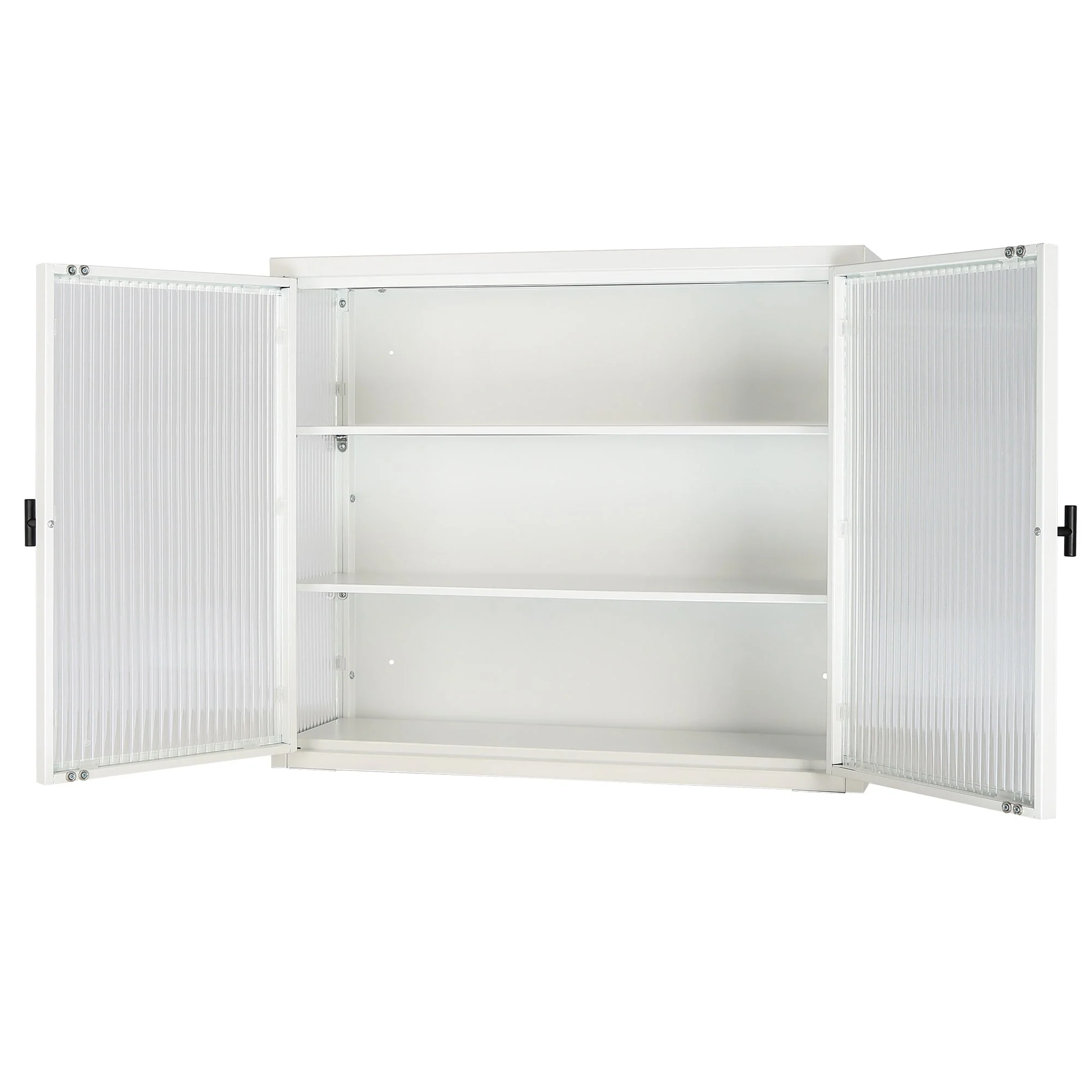 Retro Style Glass Door Wall Cabinet