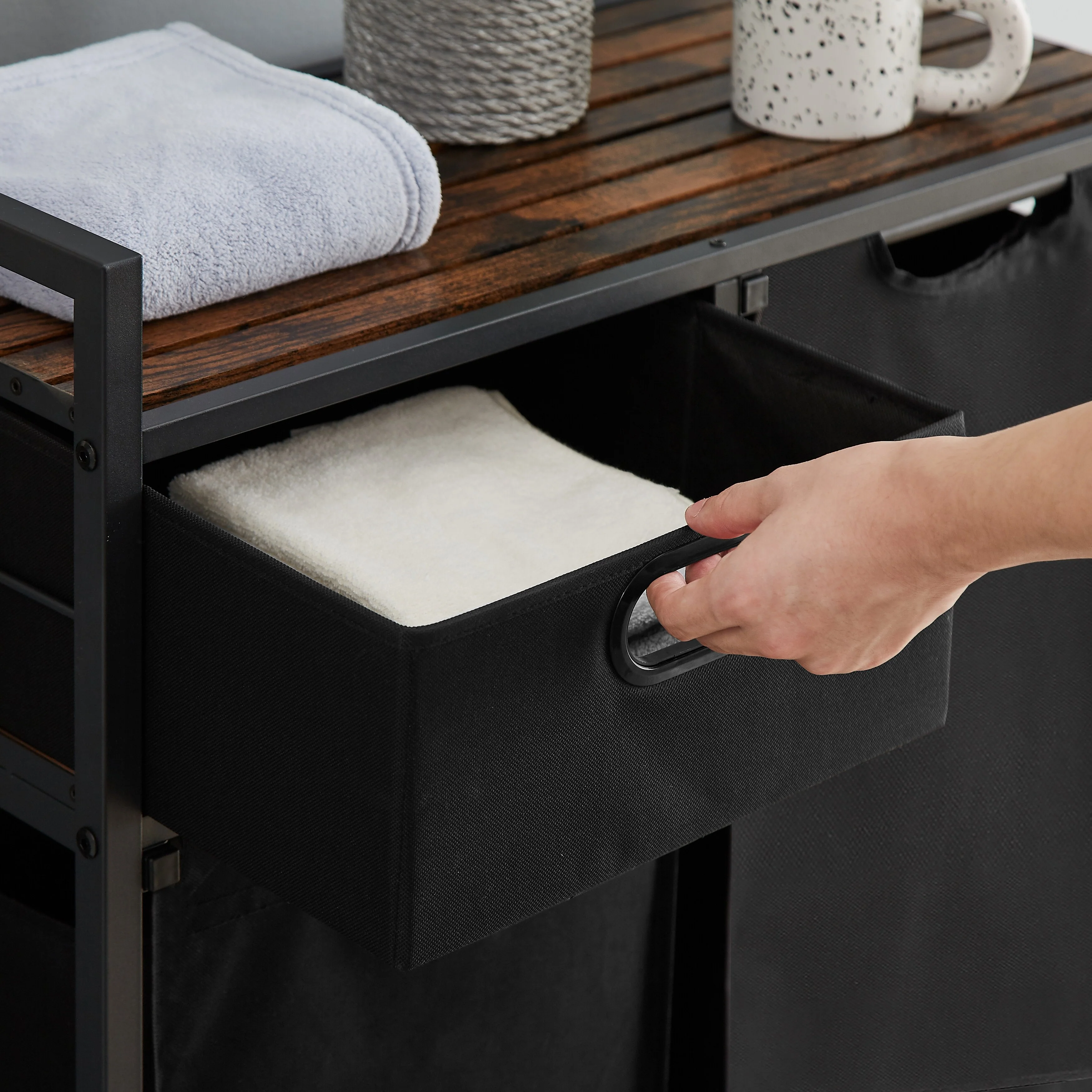 Multifunctional Laundry Basket, Laundry Hamper with Sturdy Material and Unique Storage Functionality