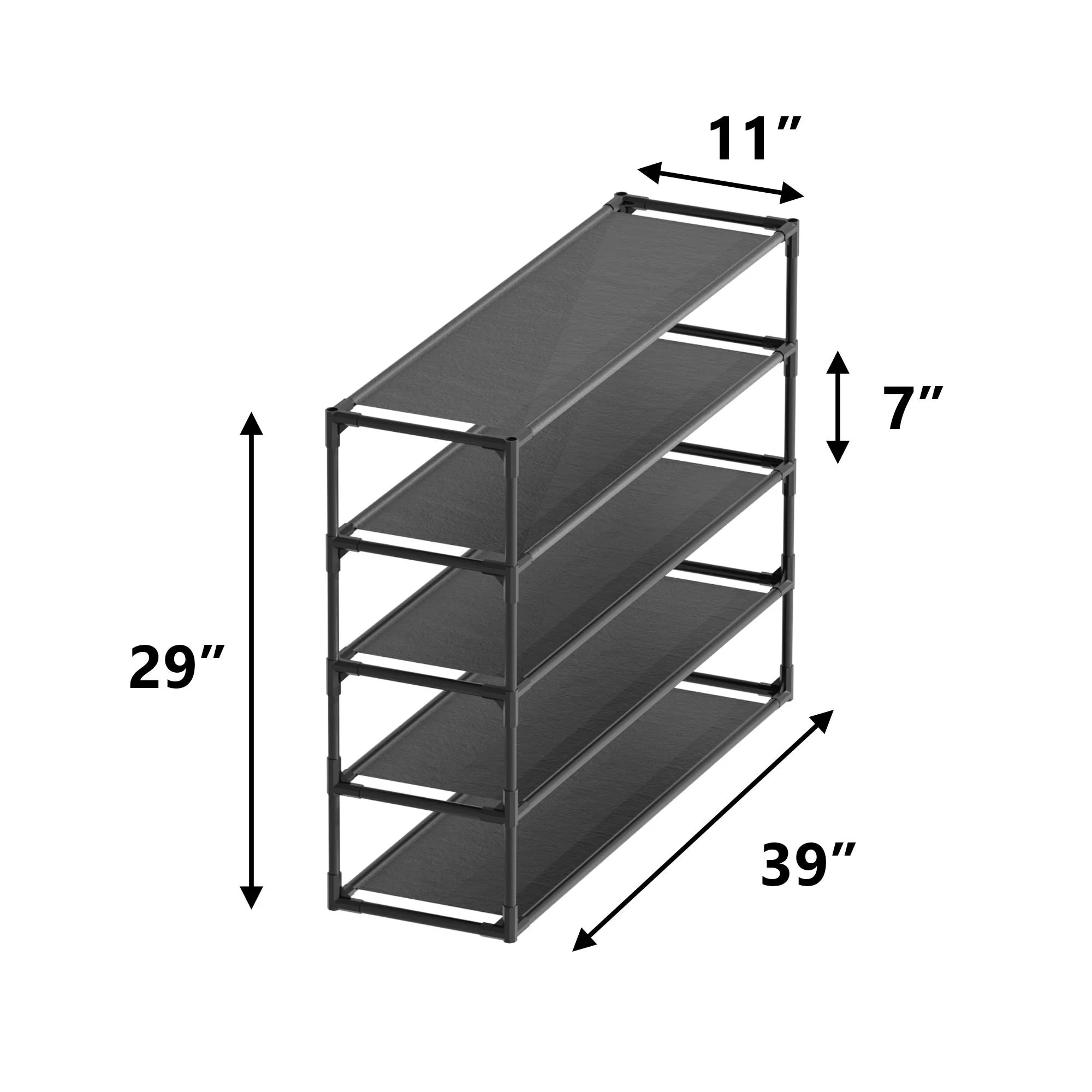 Modern Waterproof Shoe Rack Organizer Tower for Small Spaces