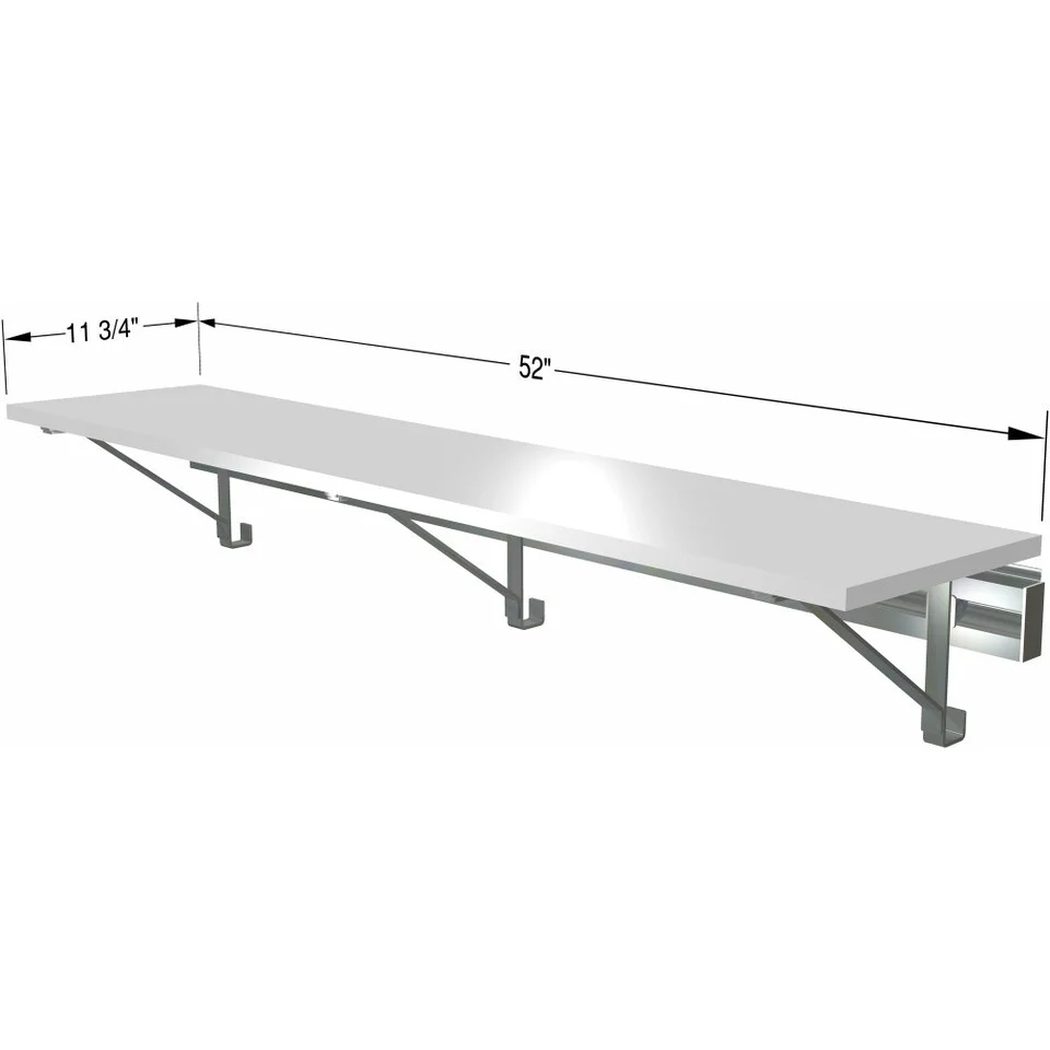 arrange a SPACE RCSS12 Single Wall Mounted Shelf (SHELF ONLY - no hang)
