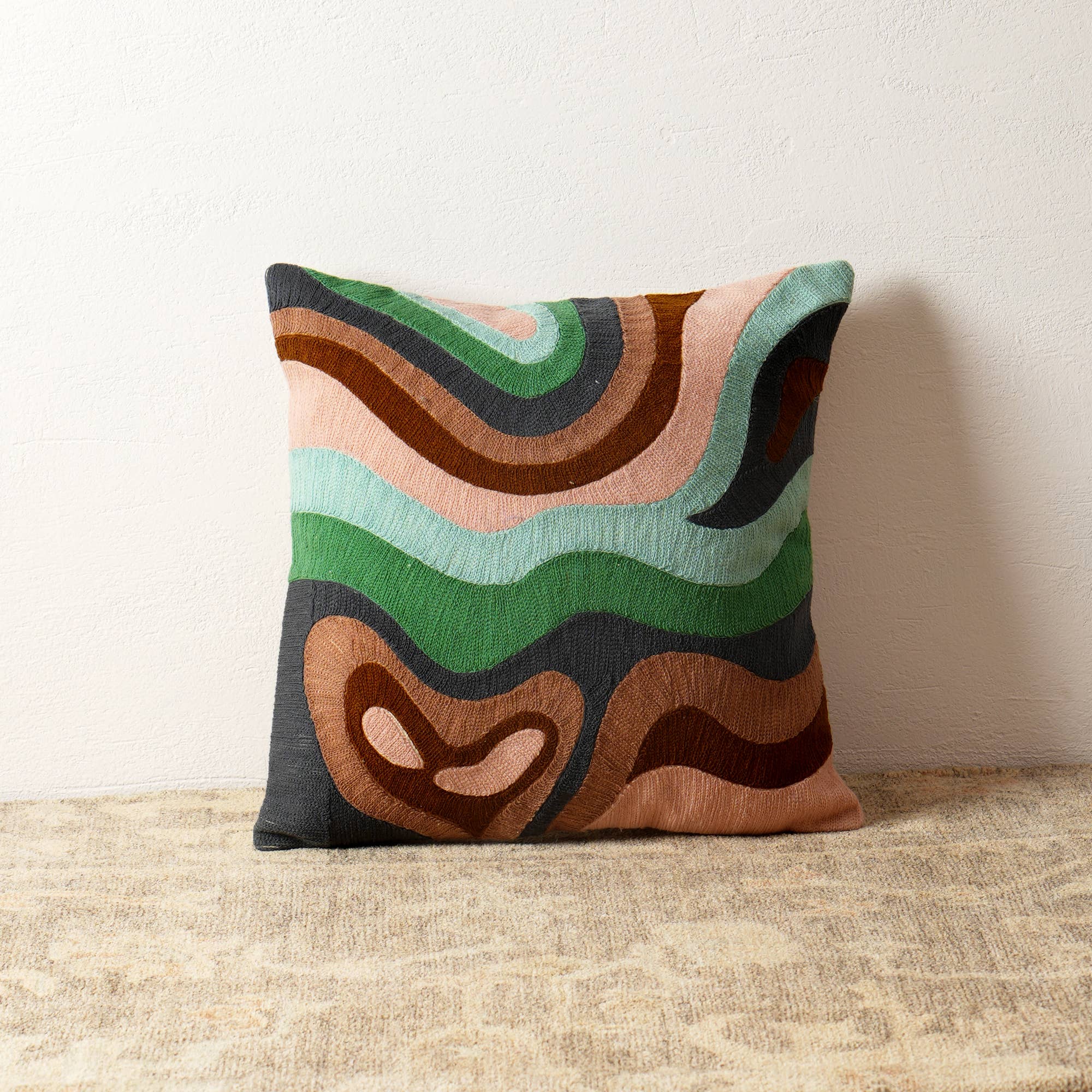 100% Cotton Embroidery Pillow