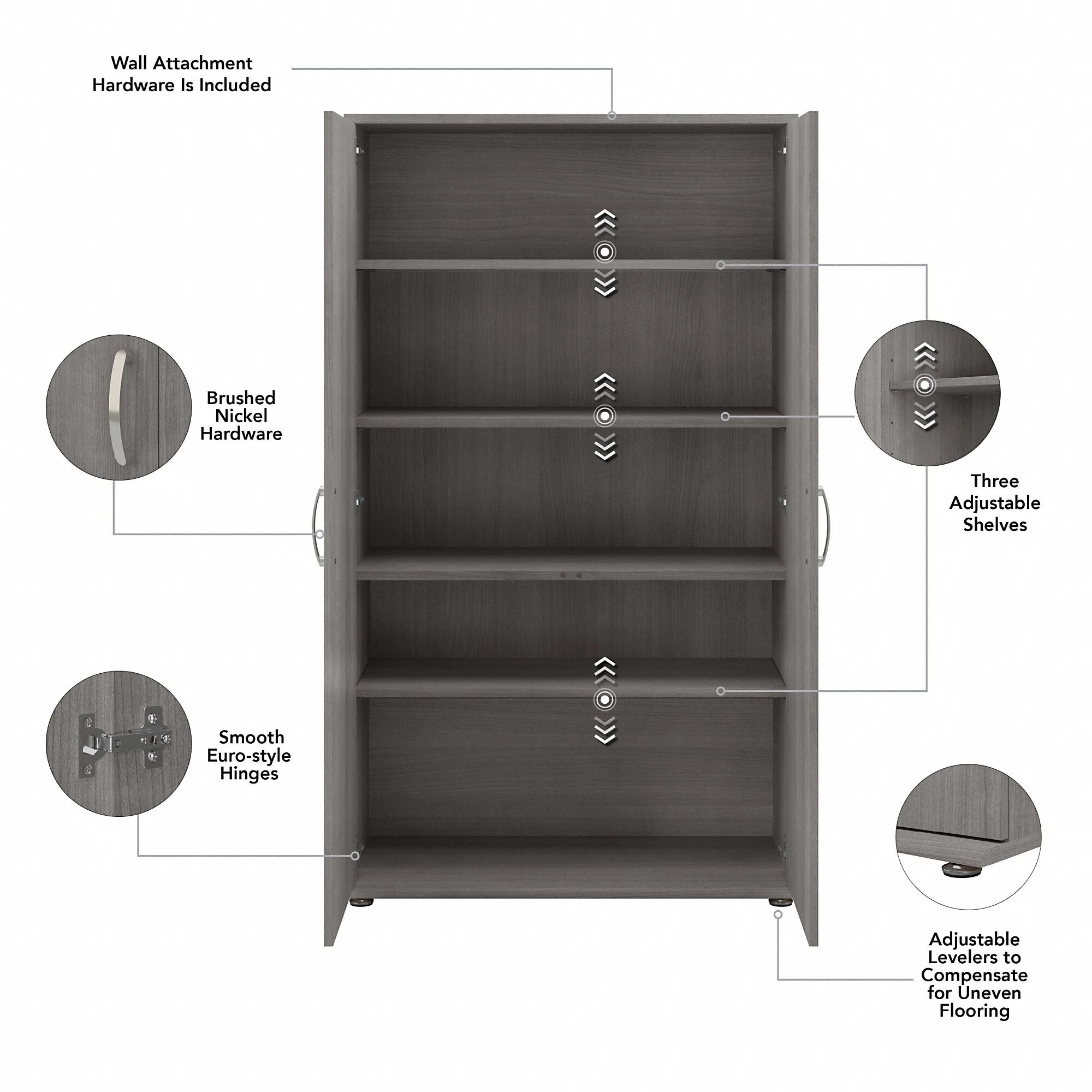 Universal Tall Clothing Storage Cabinet by Bush Business Furniture
