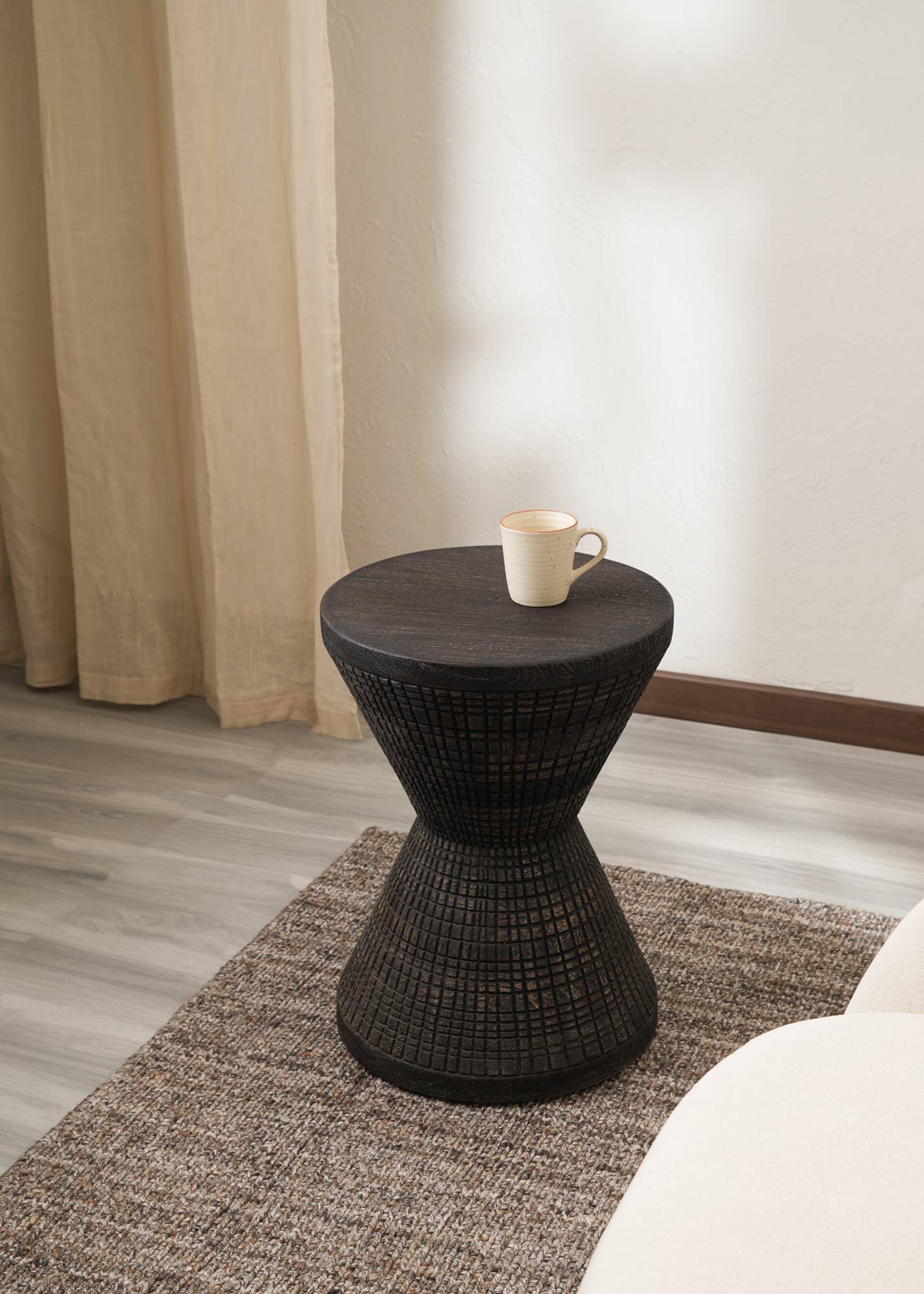 Decorative Wooden End Table for Living Room