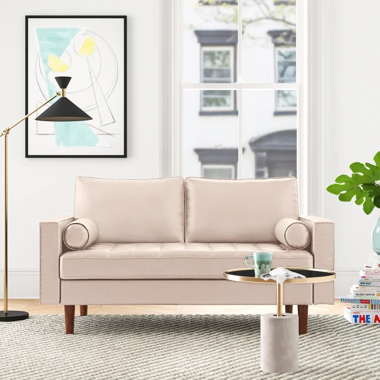 Ashfaq 57.87'' Upholstered Loveseat