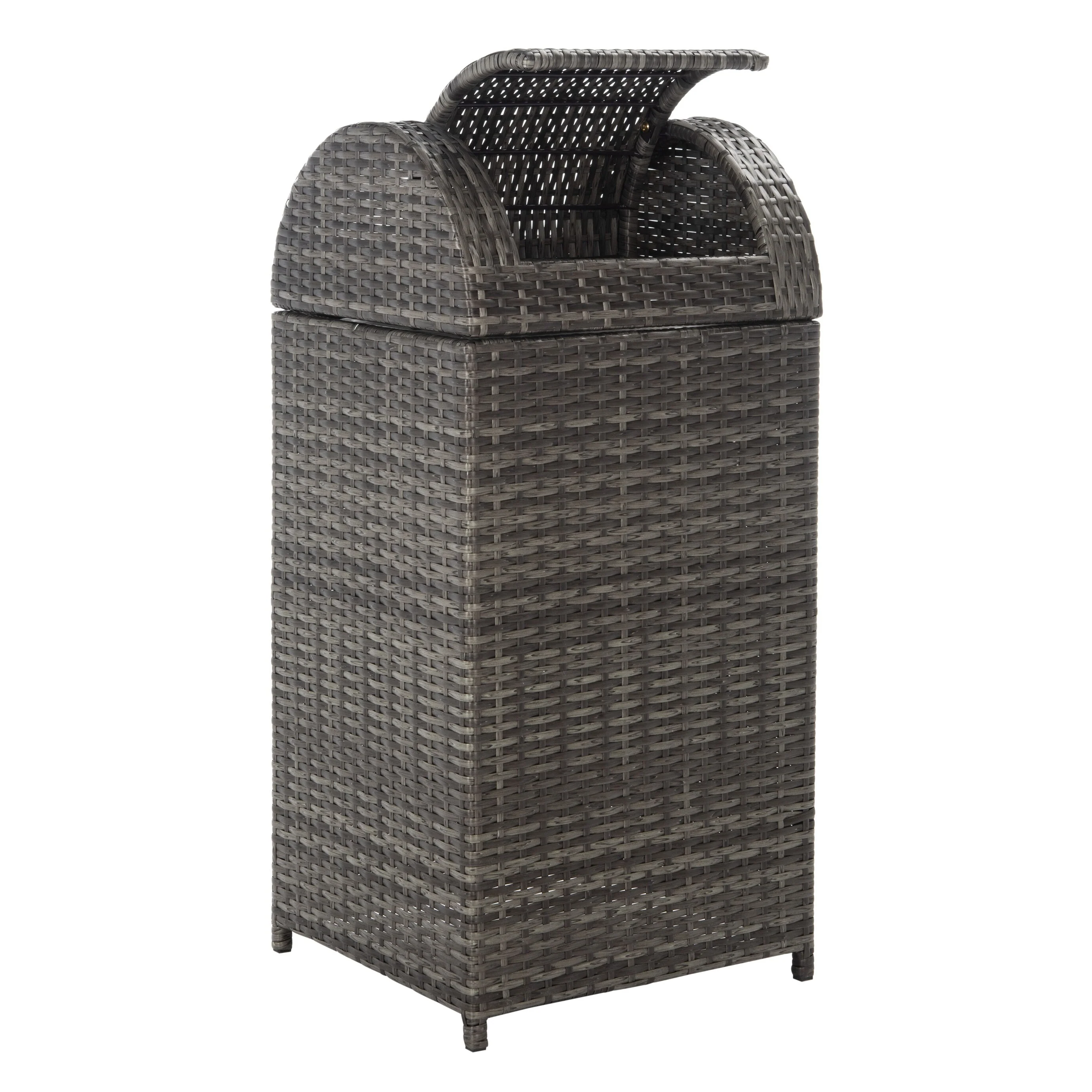 SAFAVIEH Outdoor Karyme Trash Bin (Fully Assembled)