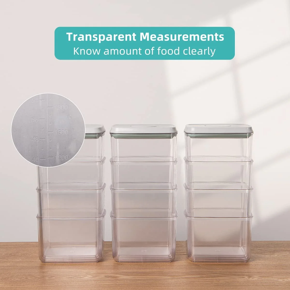 Ankou Food Storage Containers with Lids Pop Airtight