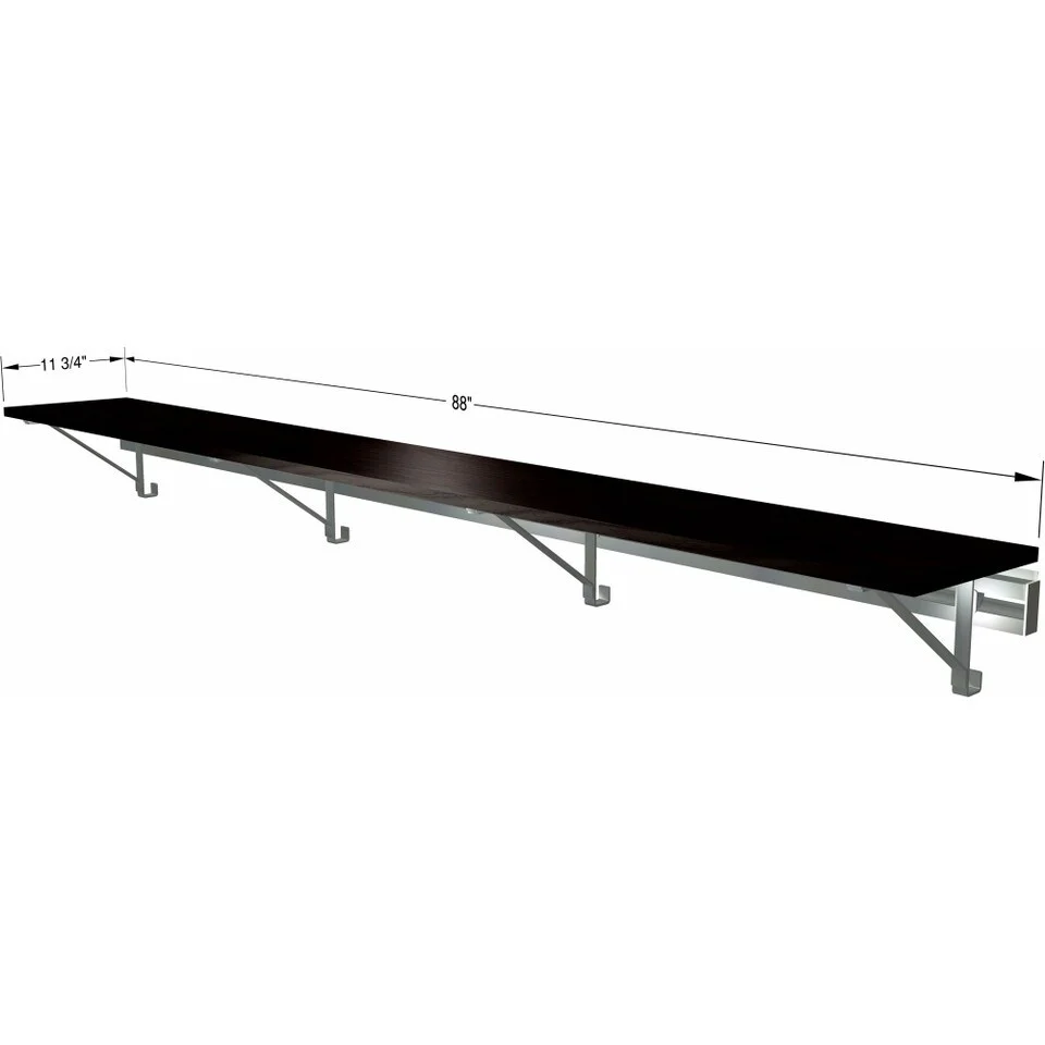 arrange a SPACE RCSS12 Single Wall Mounted Shelf (SHELF ONLY - no hang)
