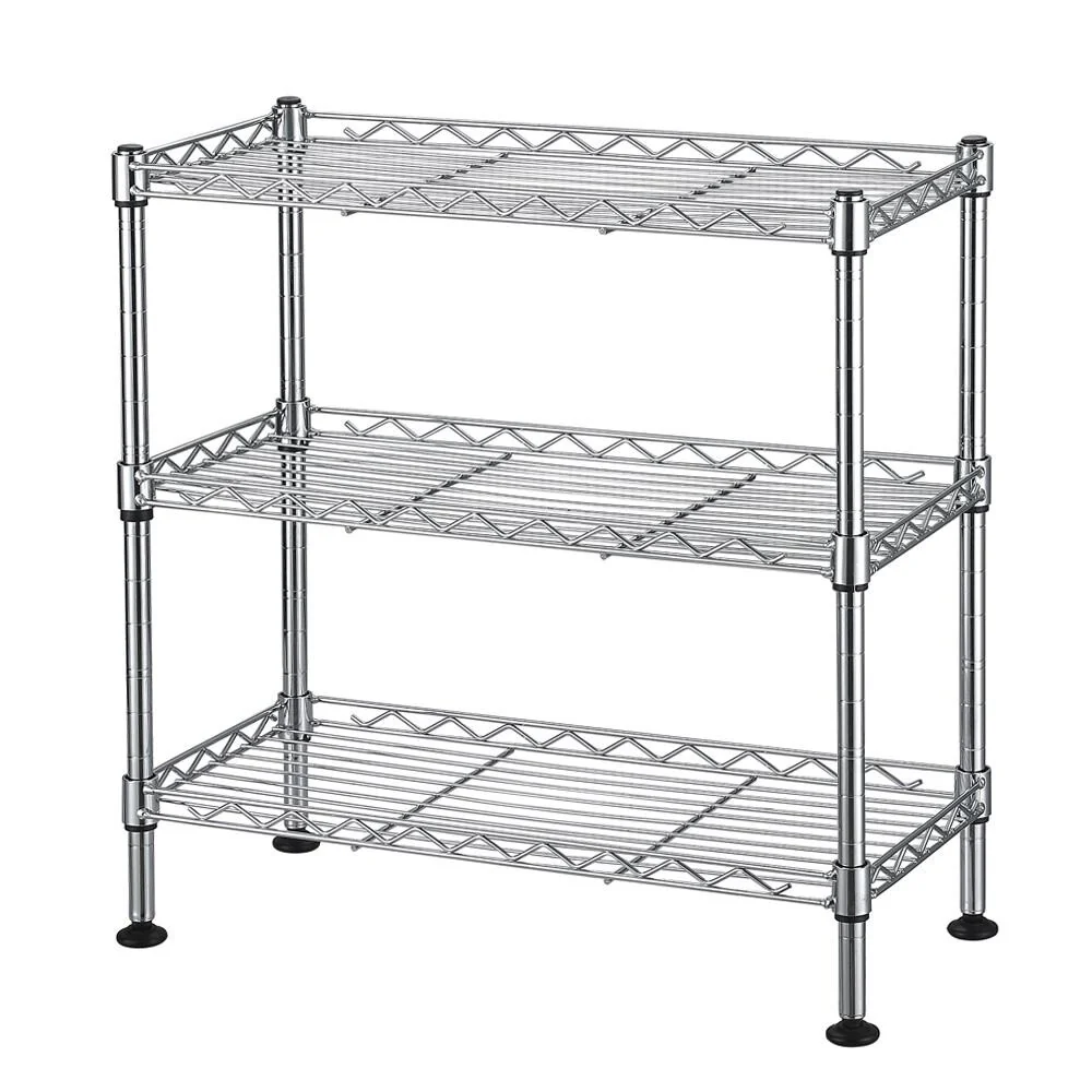 3-Tier Metal Shelving Storage Unit